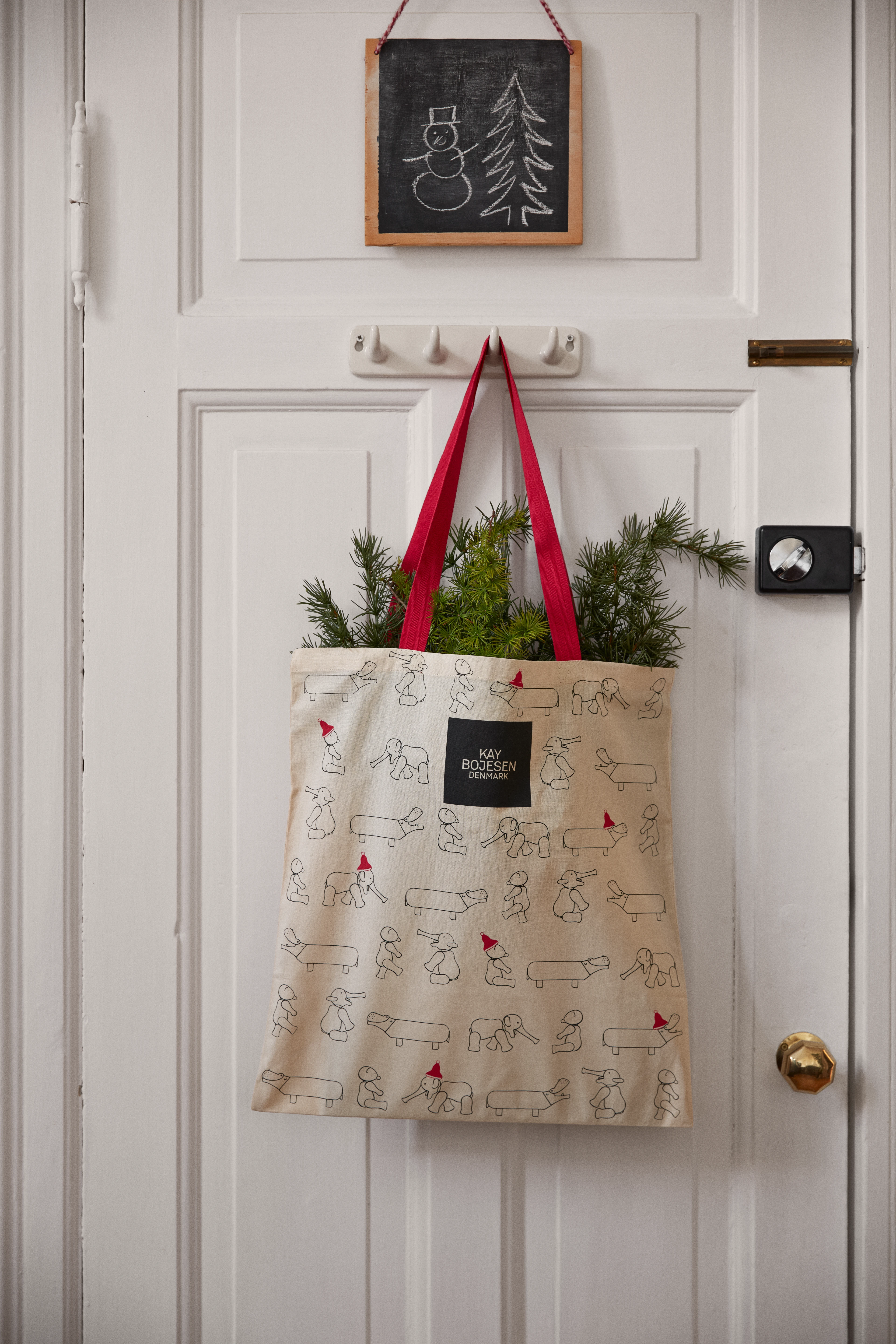 Juleutgave Liliput Tote bag 40x45 cm fra Kay Bojesen i fargen , laget av Bomull