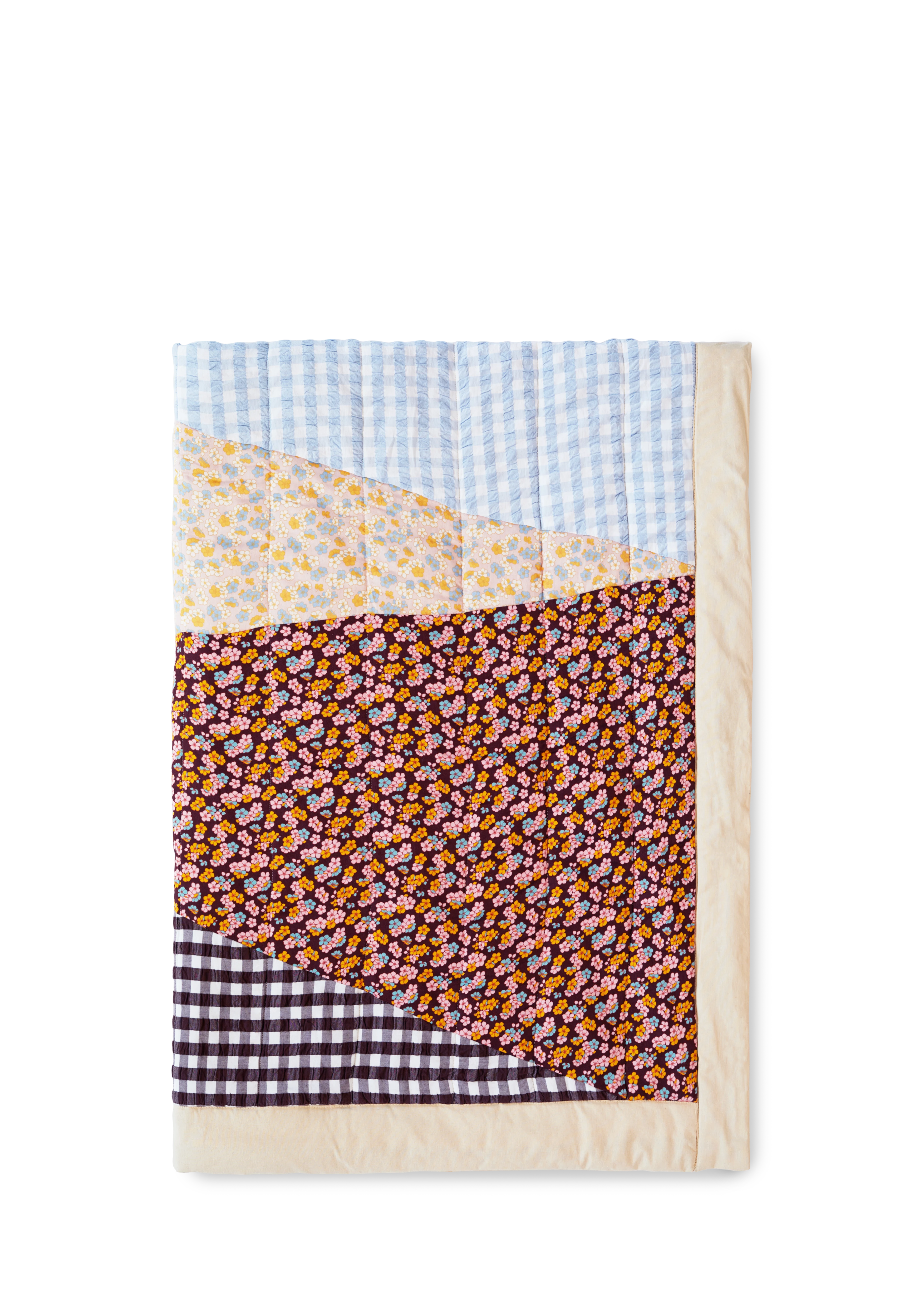 Eden Quilt 130x180 cm fra JUNA i farven Multi, lavet af Bomuldsblanding
