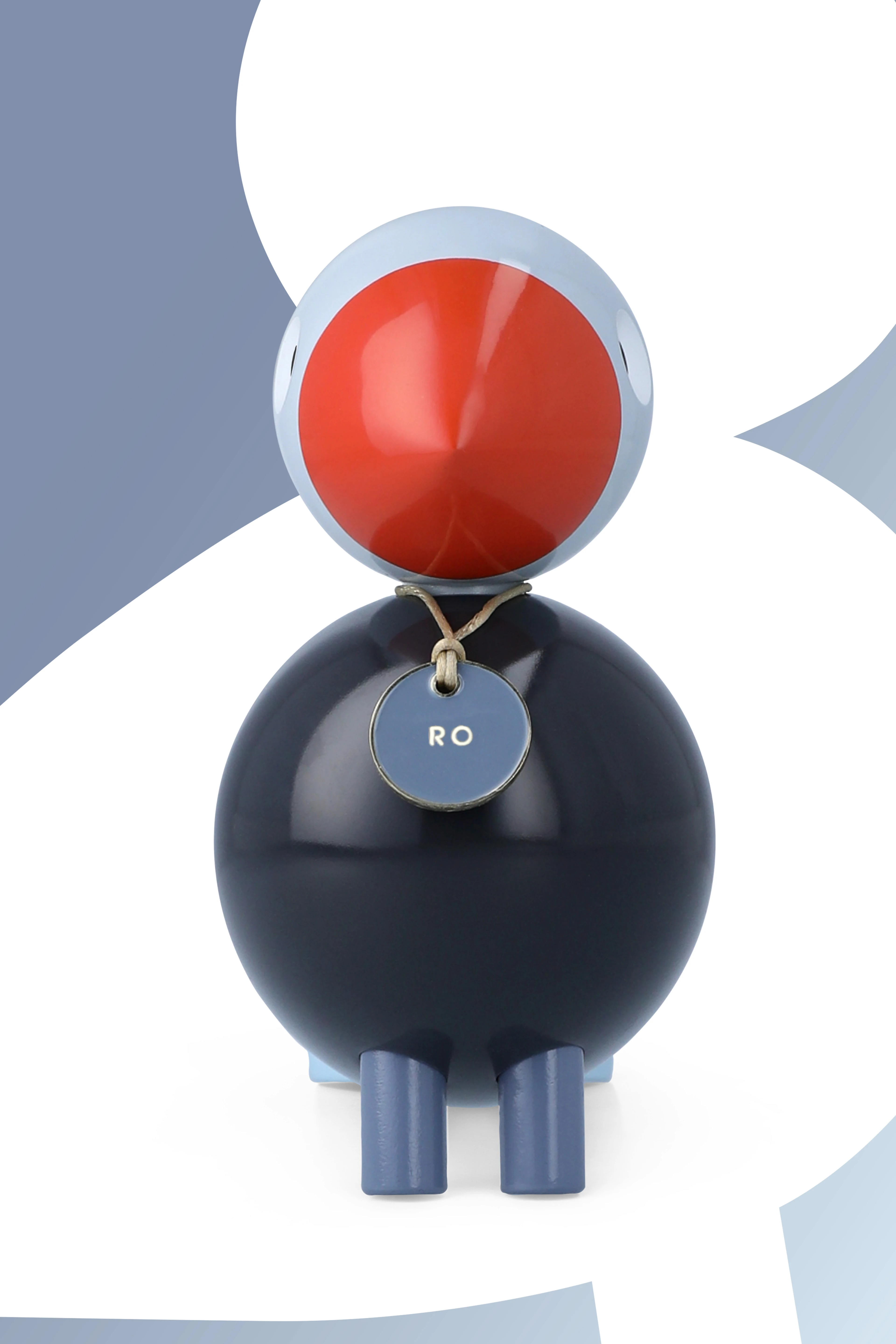 Peace Story Bird H15.5 cm from Kay Bojesen in Blue color, made of Wood