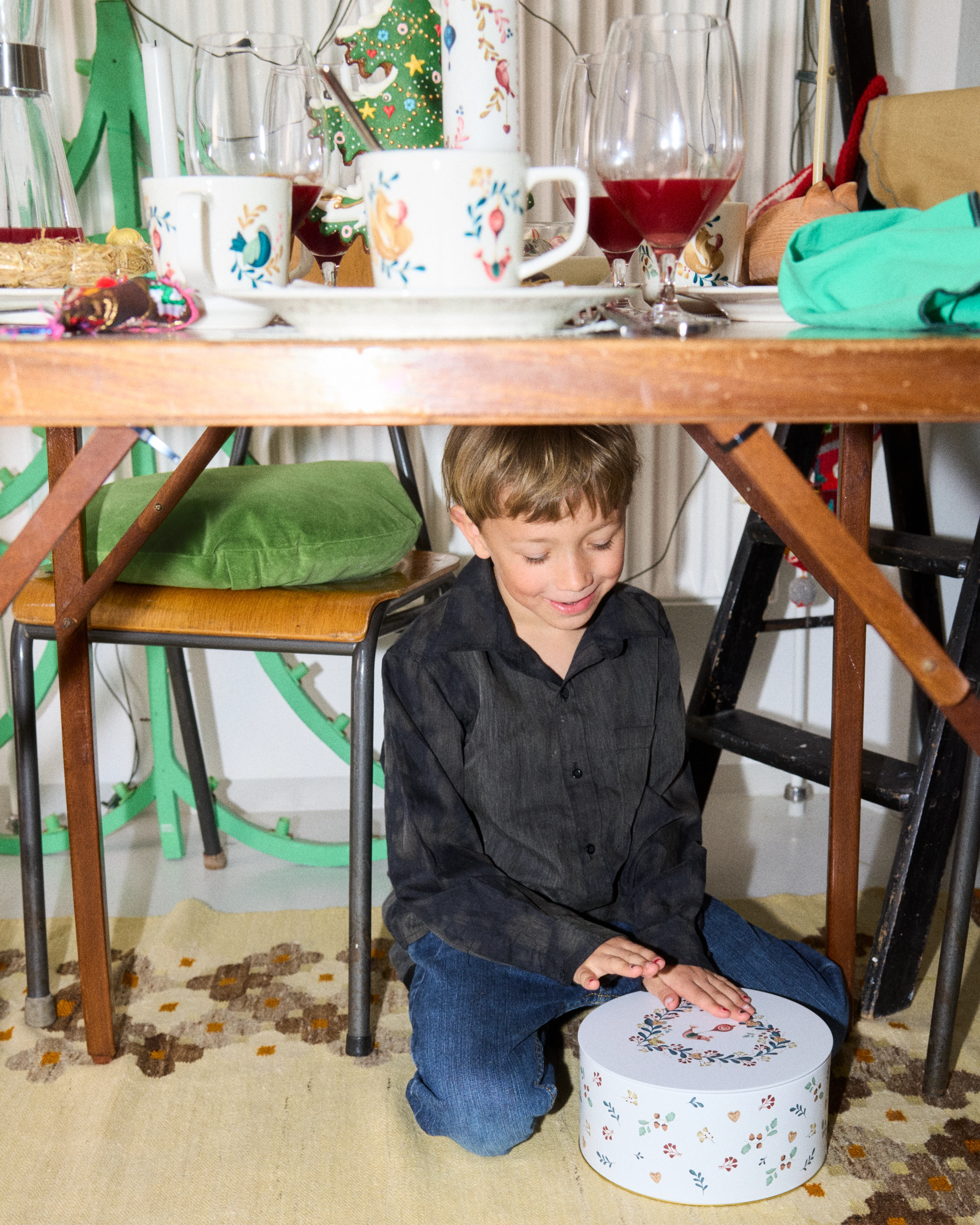 Krus 30 cl fra Rosendahl i farven Hvid m. deko, lavet af Keramik