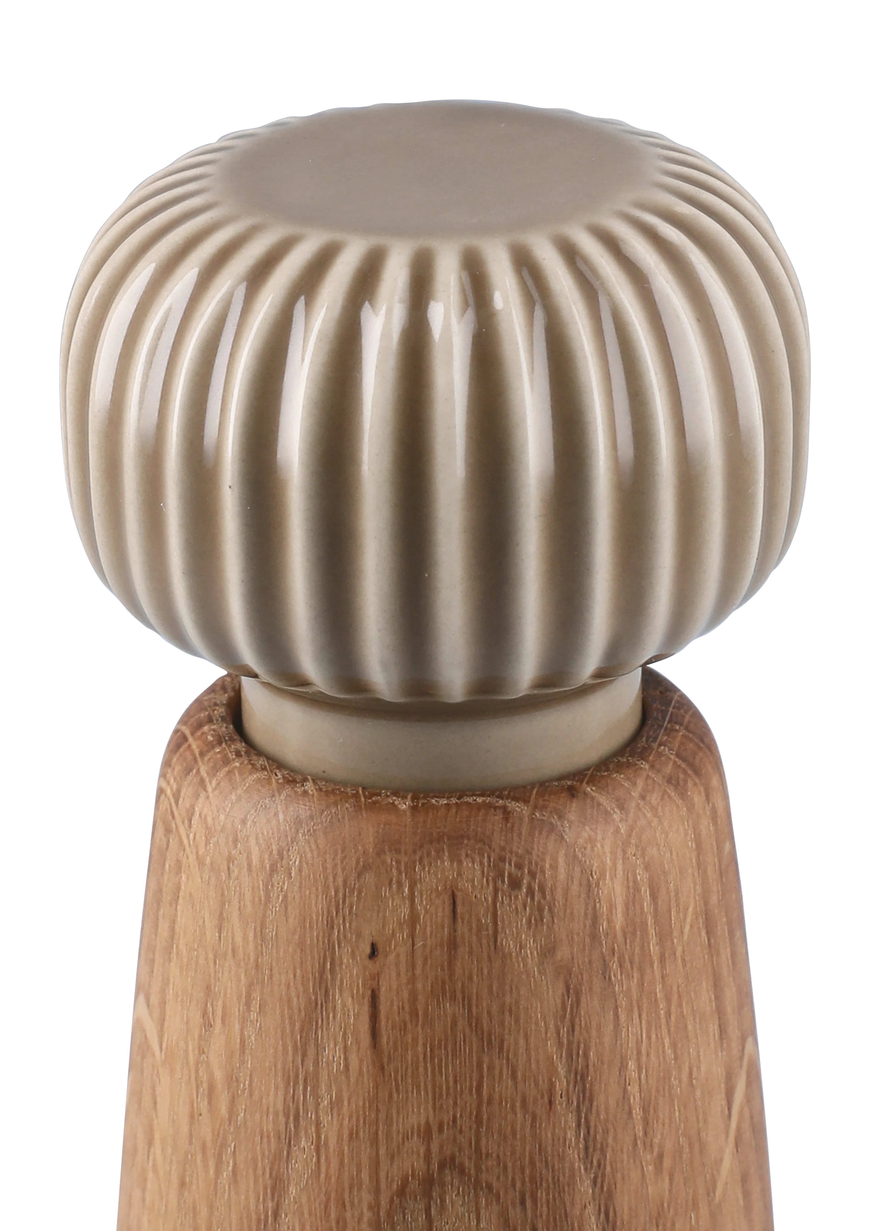 Grinder H14 cm from Kähler in Brown color, made of Ceramics