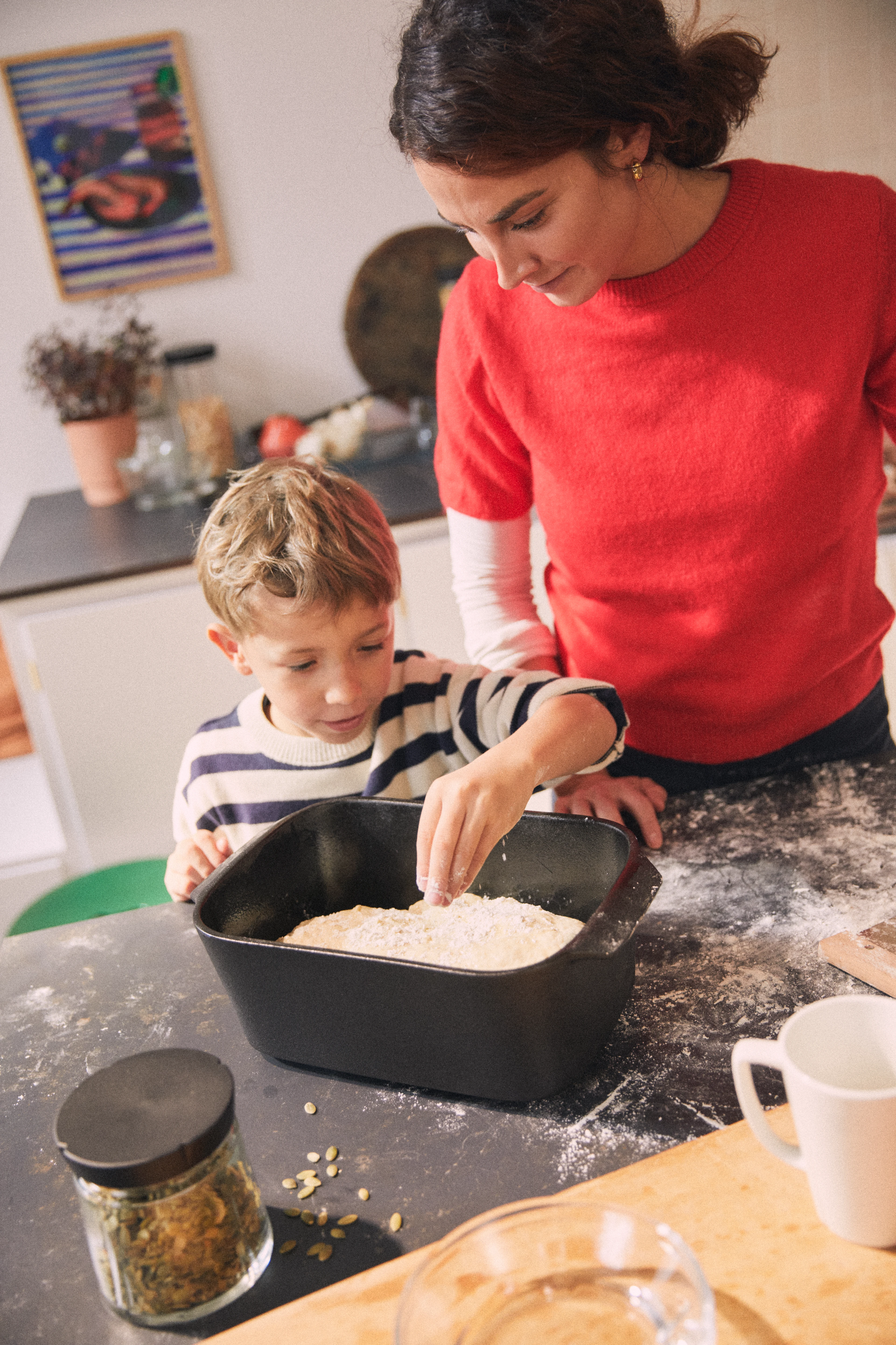 Bake´n Roast Dutch oven 5,0 l from Rosendahl in Grey color, made of Ceramics