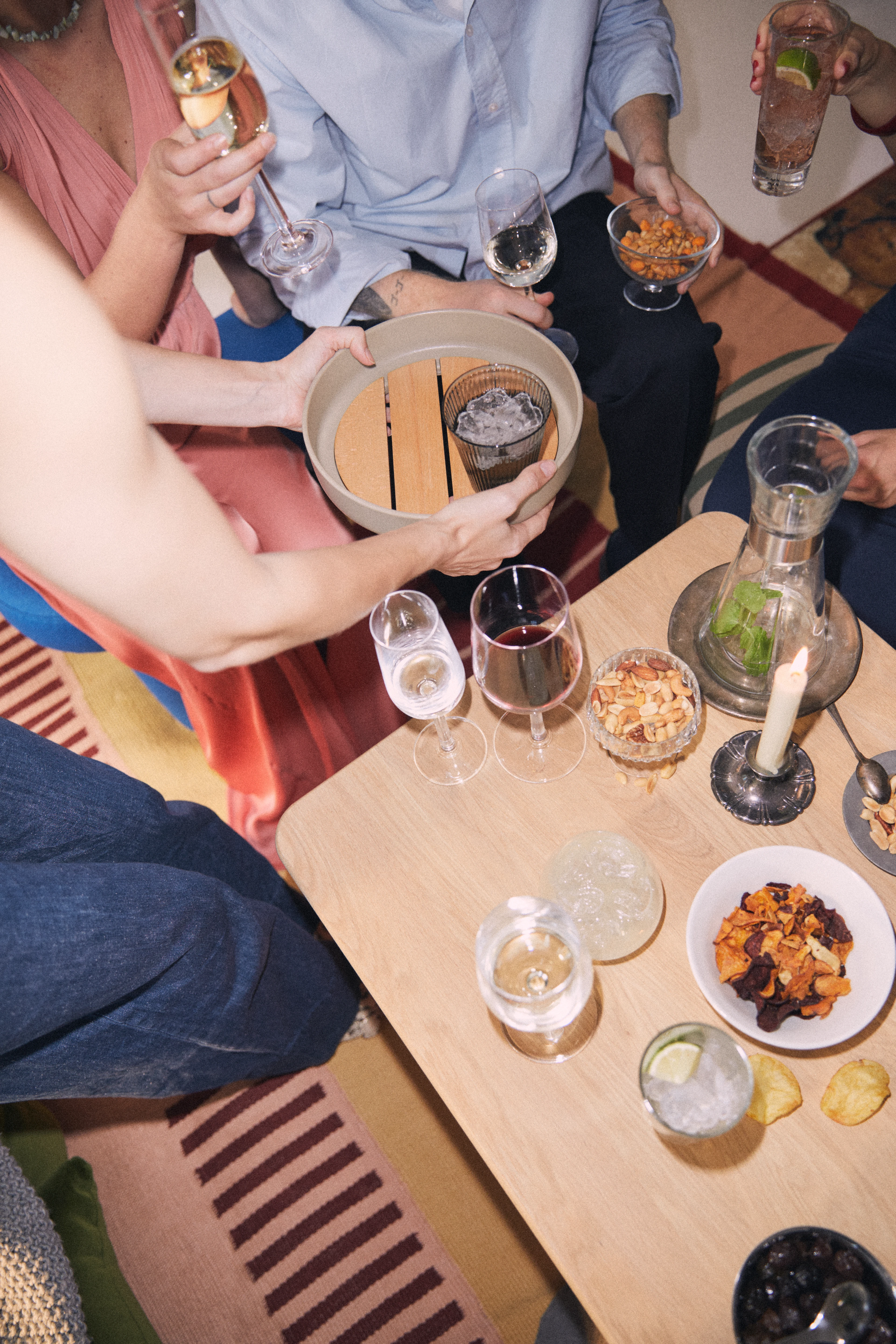 Share breadbasket Ø24.5 cm from Rosendahl in Sand color, made of Plastic