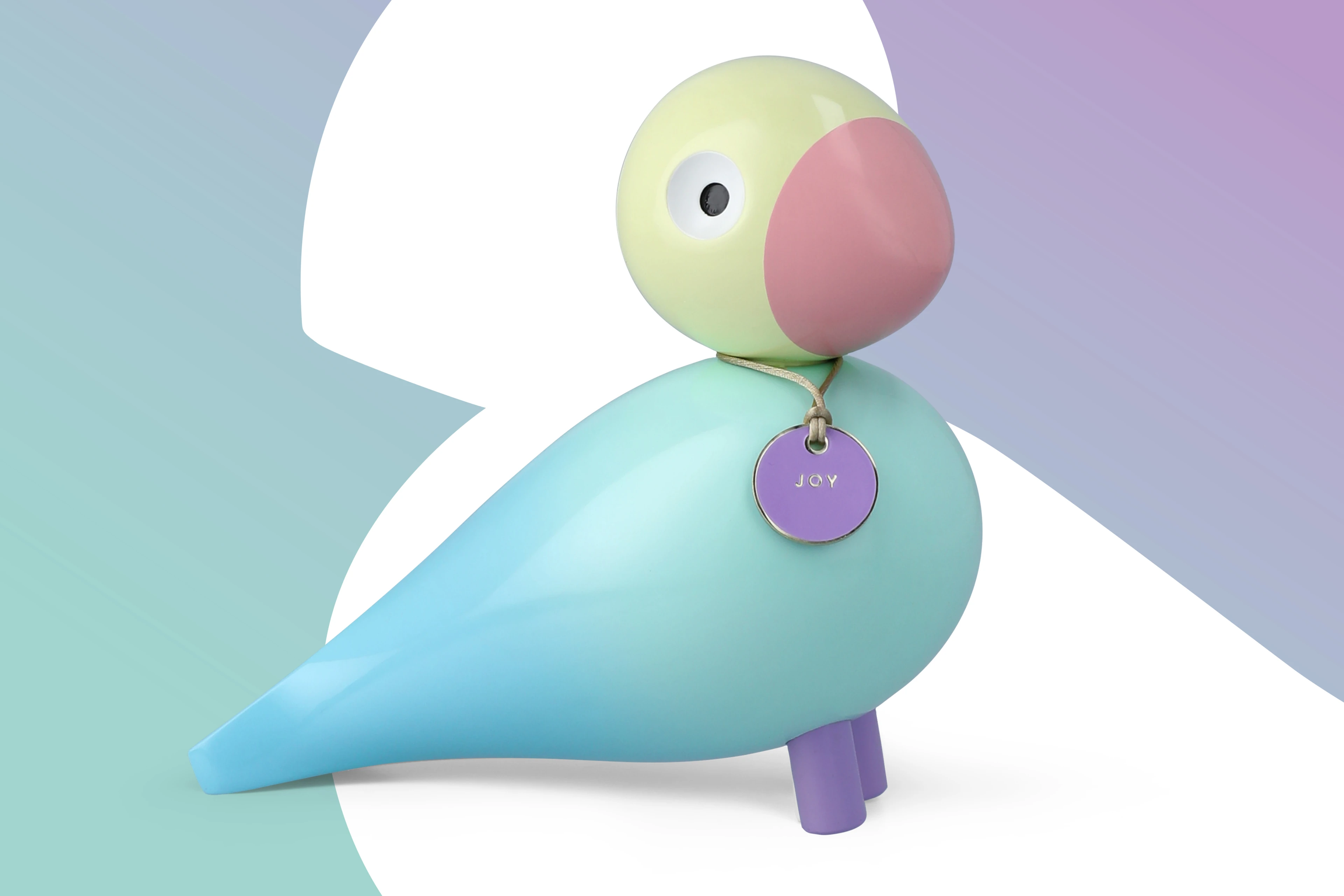 Glæde Story Bird H15.5 cm fra Kay Bojesen i farven Aqua, lavet af Træ