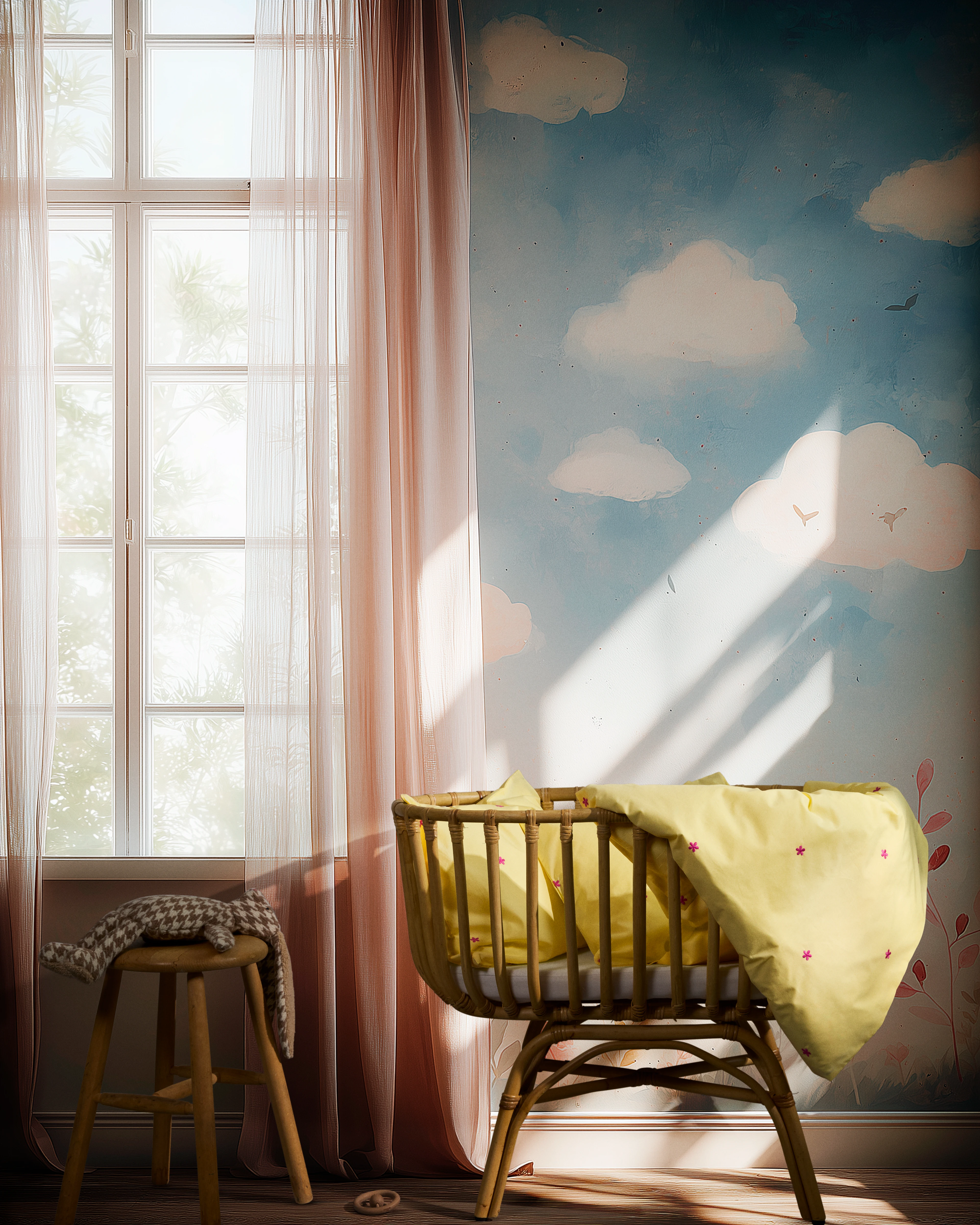 Baby Bed linen 70x100 cm from JUNA in Yellow color, made of Cotton