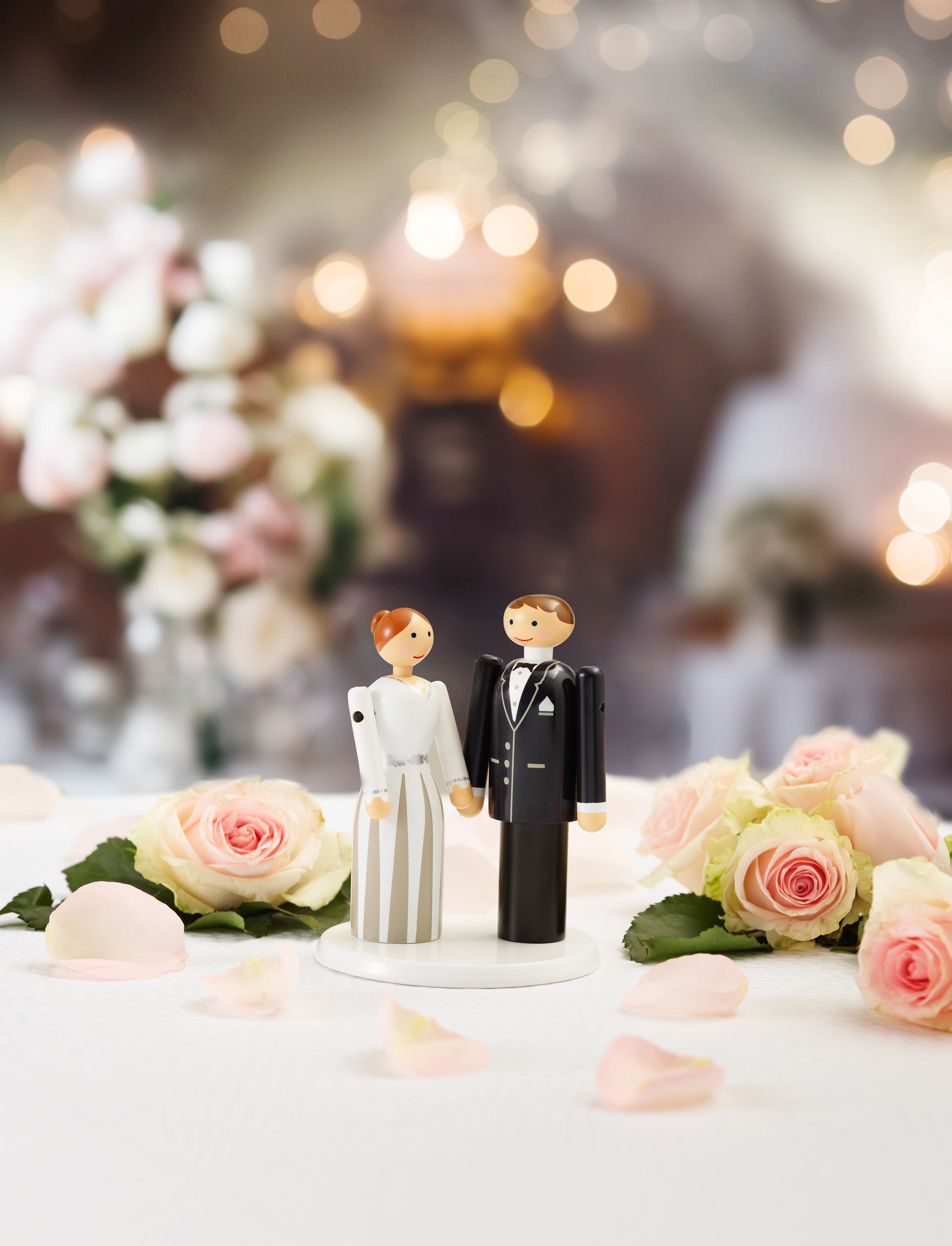 Groom H12 cm from Kay Bojesen in Blue/Black/White color, made of Wood