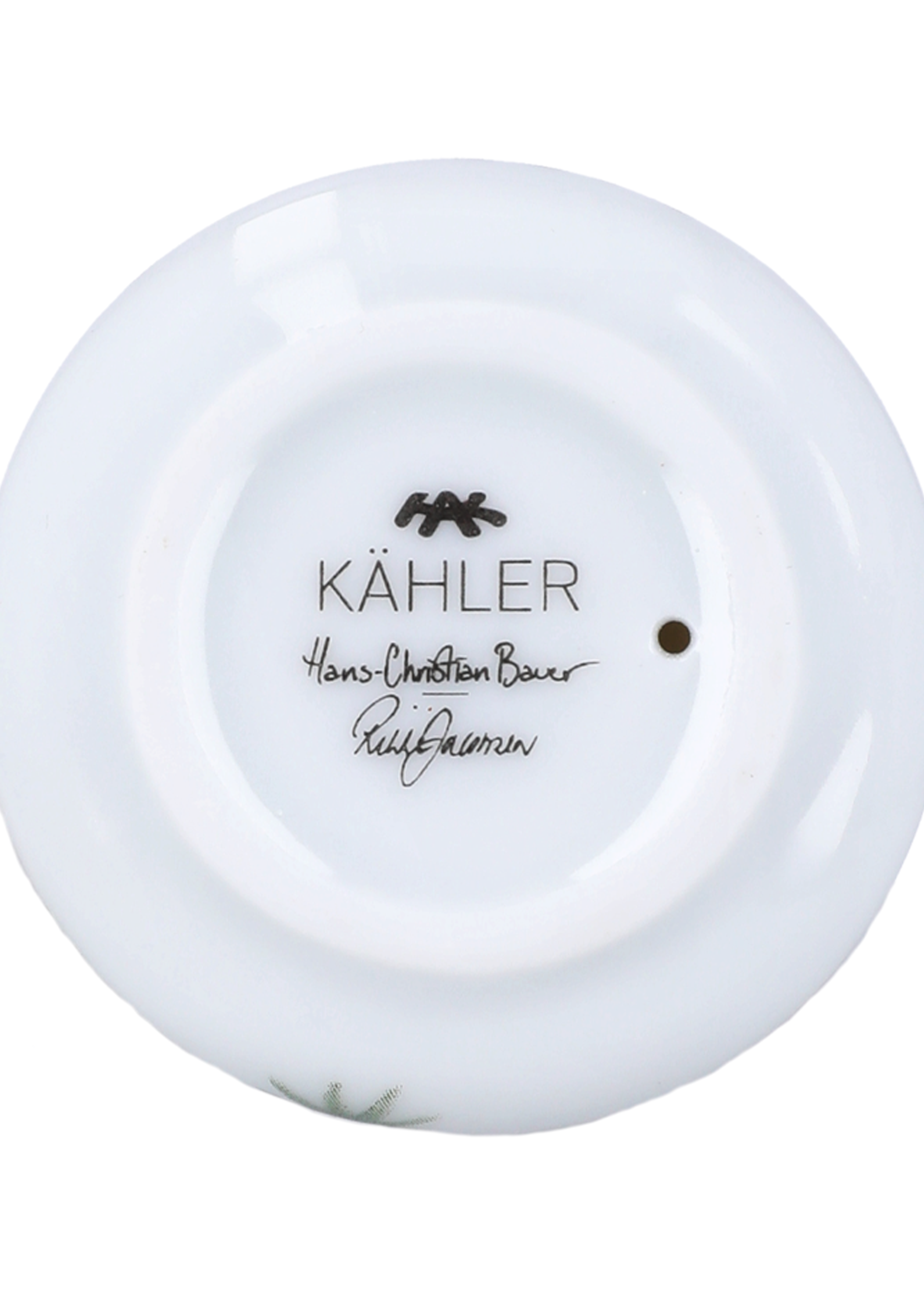 Kähler - Hammershøi Christmas Ball - Boule de Noël - White w. Deco (2023