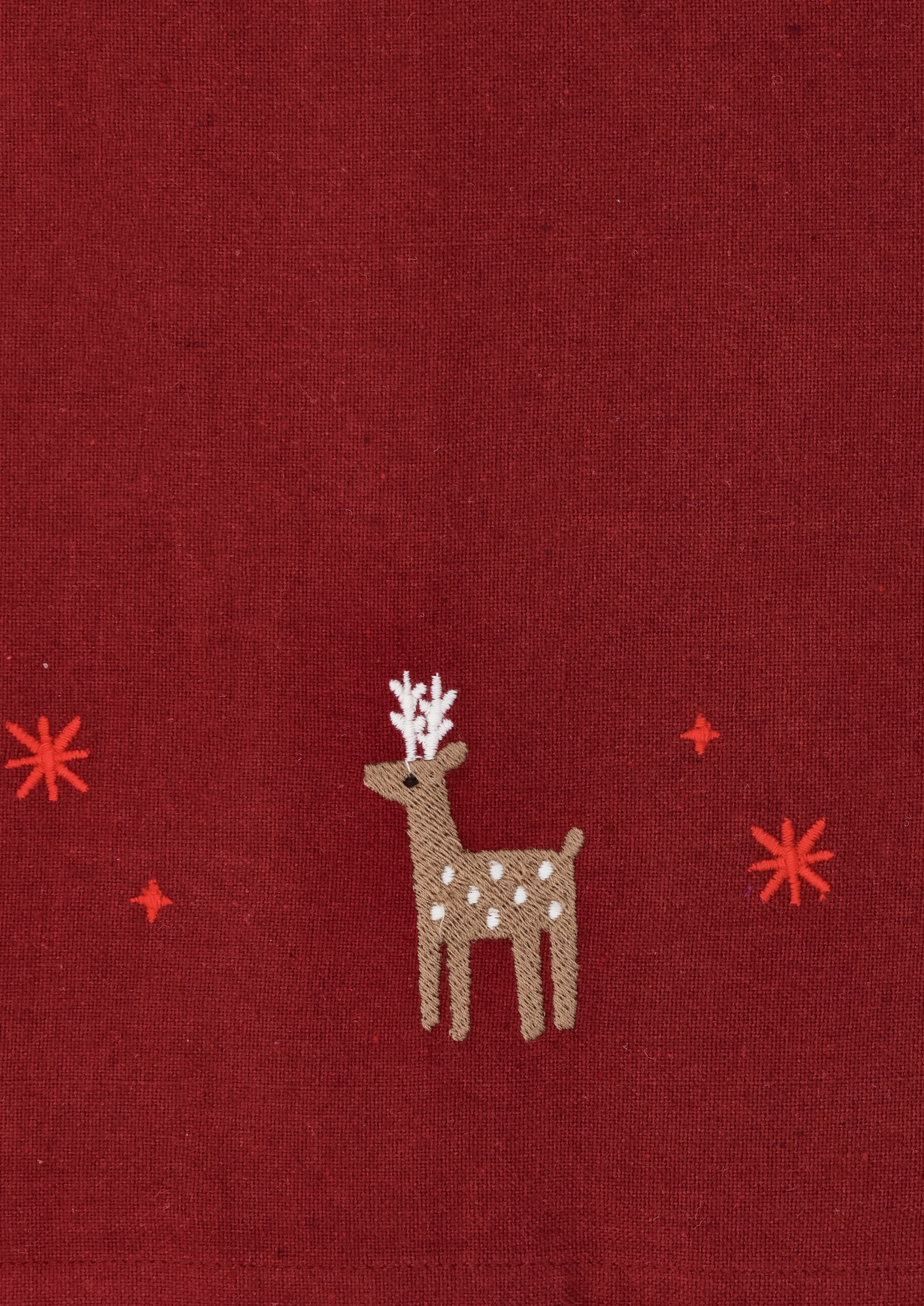 Tablecloth 150x270 cm from JUNA in Red color, made of Cotton blend