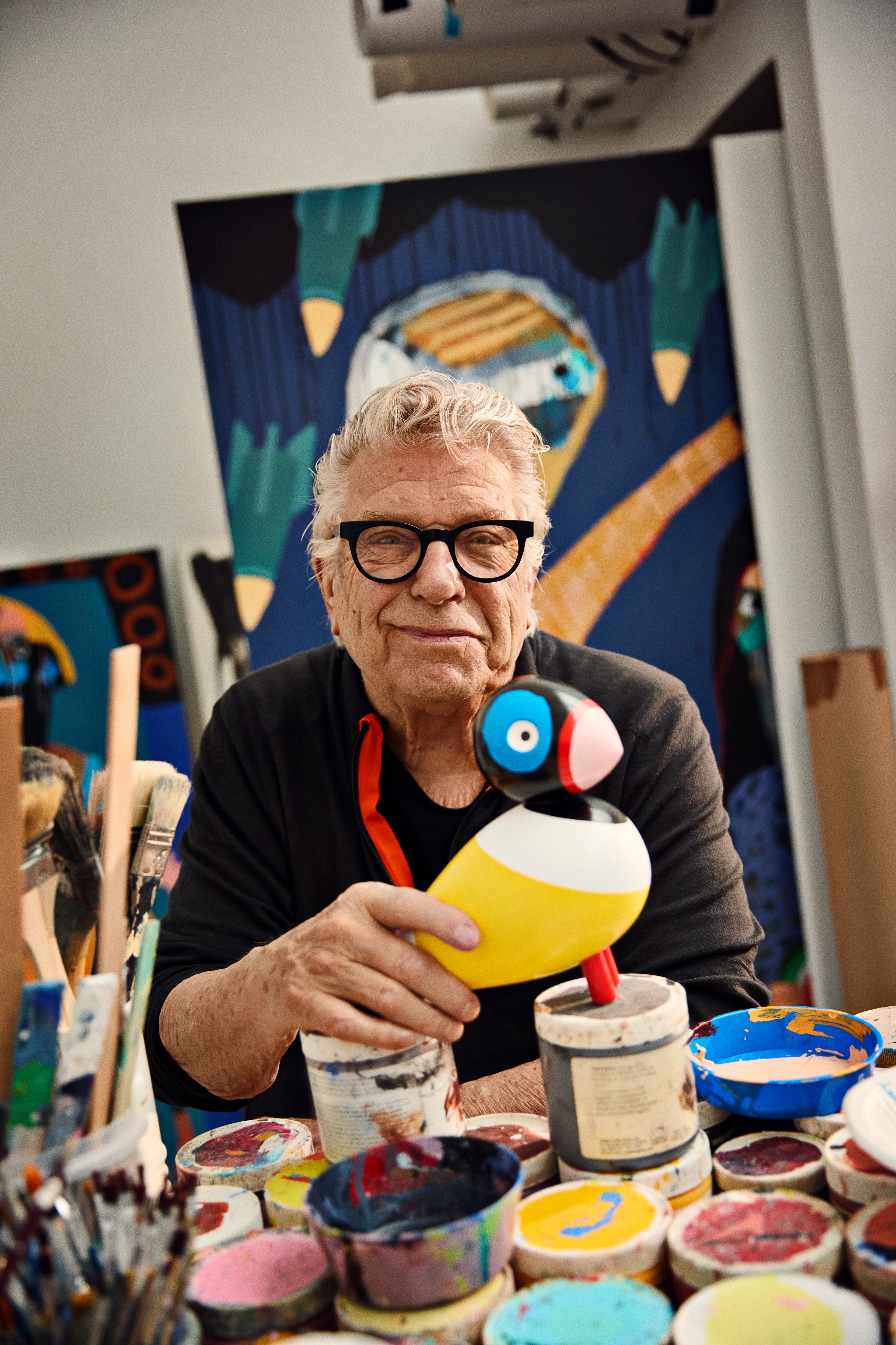 Kay Bojesen x Leif Sylvester Rotschenkel H20 cm von Kay Bojesen in der Farbe Redlegs, hergestellt aus Holz