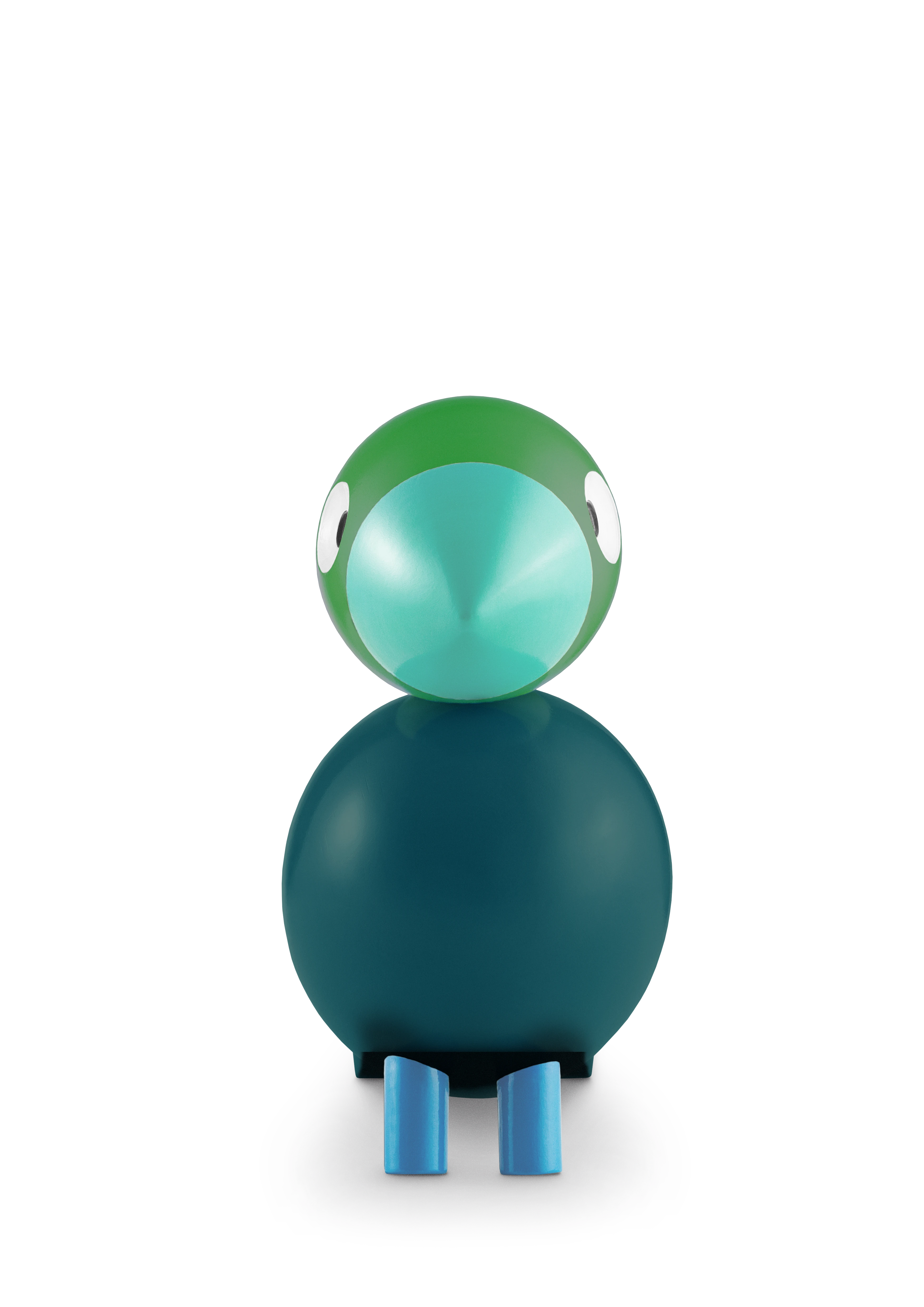 Birk Year Bird 2026 H12.5 cm from Kay Bojesen in Dark green color, made of Wood