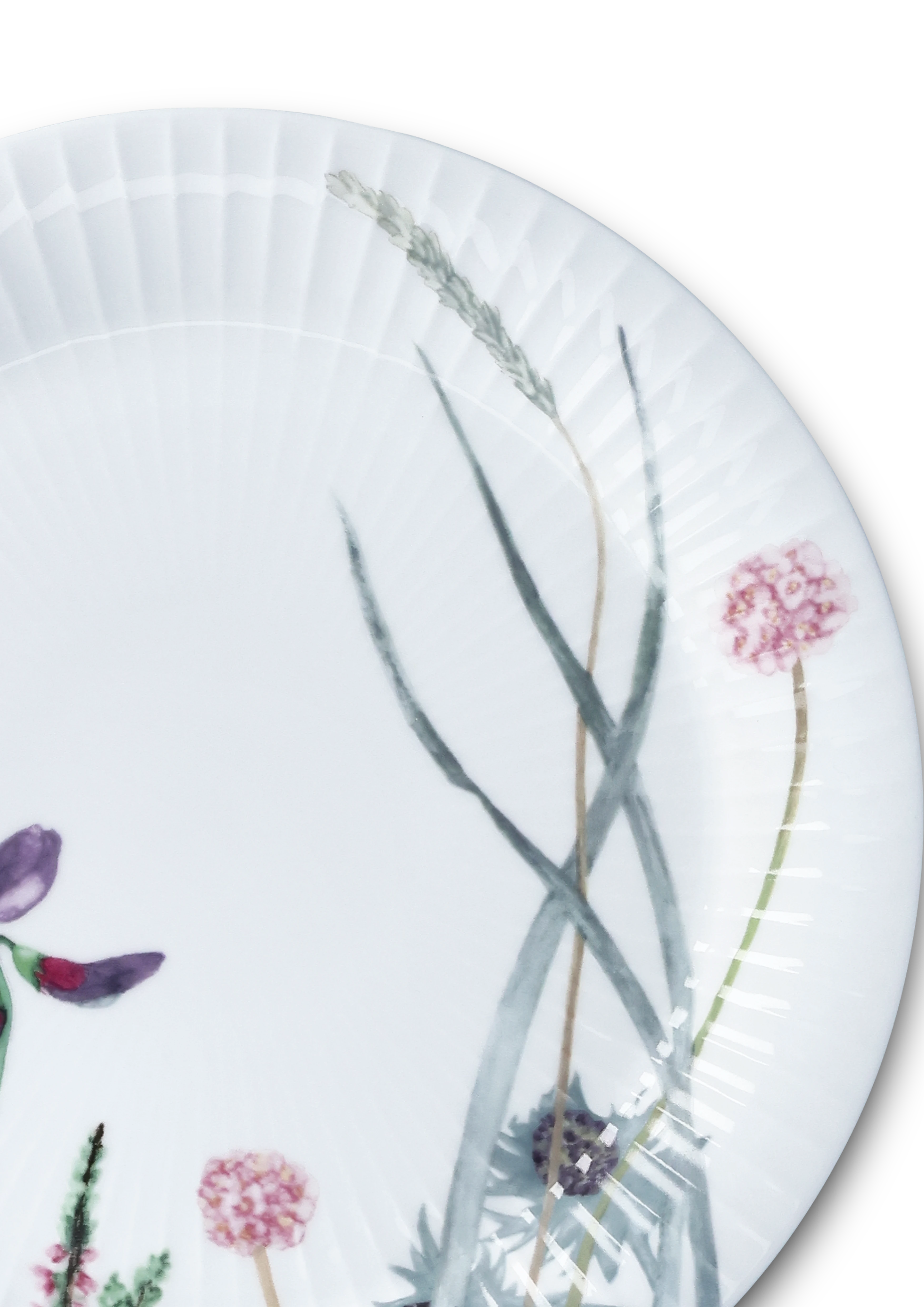 Teller Ø22 cm von Kähler in der Farbe Coastal Flower, hergestellt aus Keramik