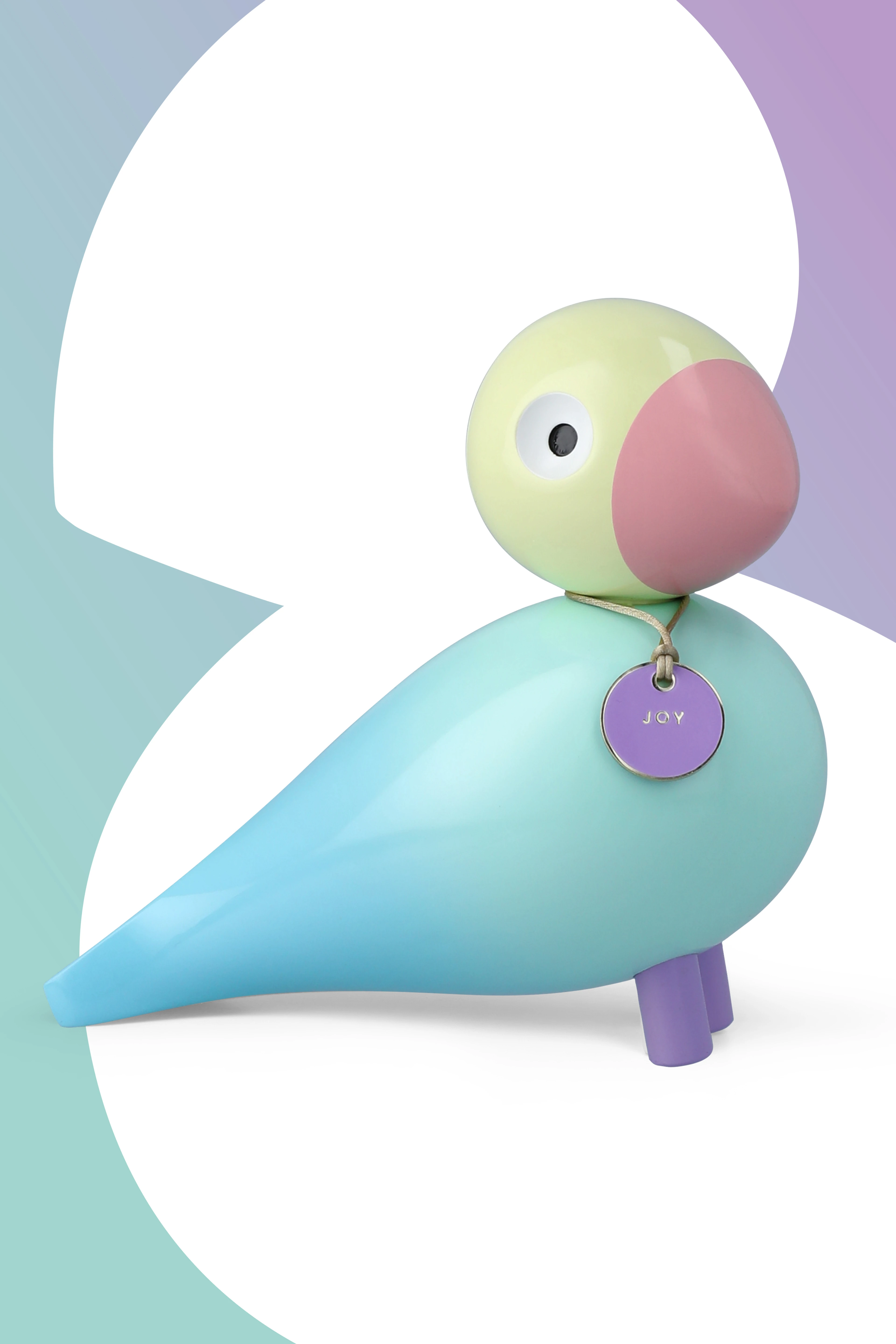 Glæde Story Bird H15.5 cm fra Kay Bojesen i farven Aqua, lavet af Træ