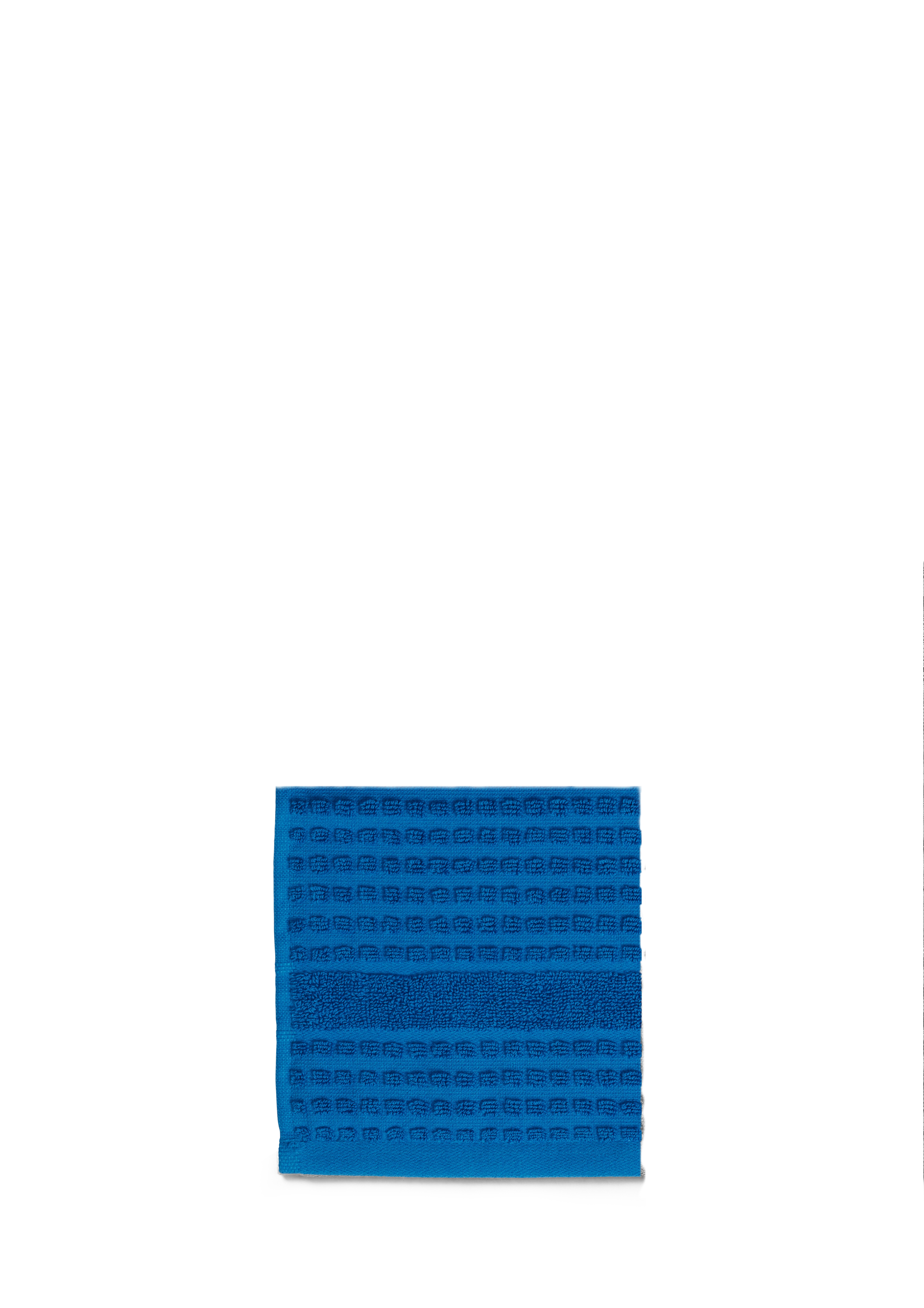 Waschlappen 30x30 cm von JUNA in der Farbe Blau, hergestellt aus Baumwolle