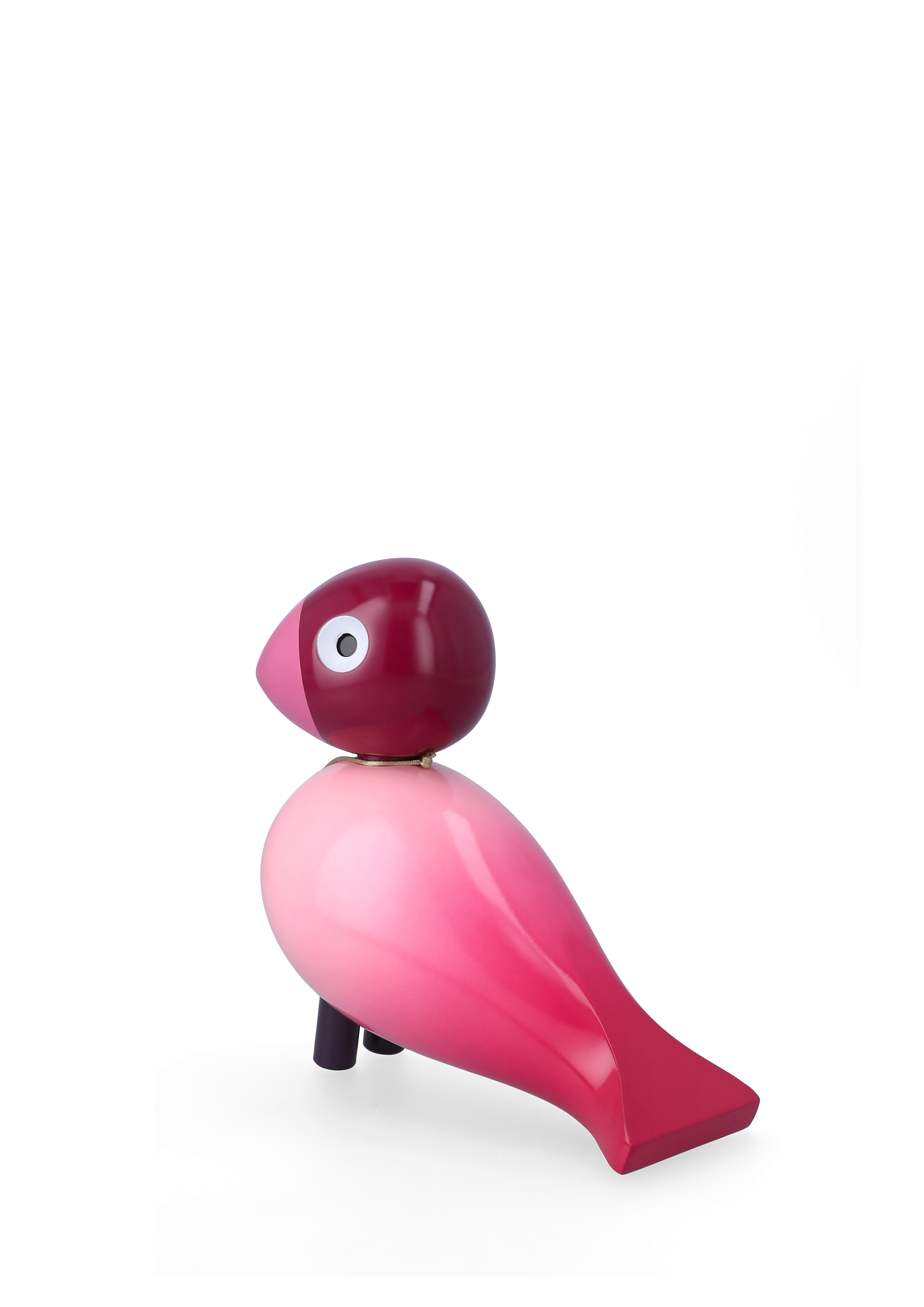 Passion Story Bird H15.5 cm fra Kay Bojesen i farven Pink, lavet af Træ