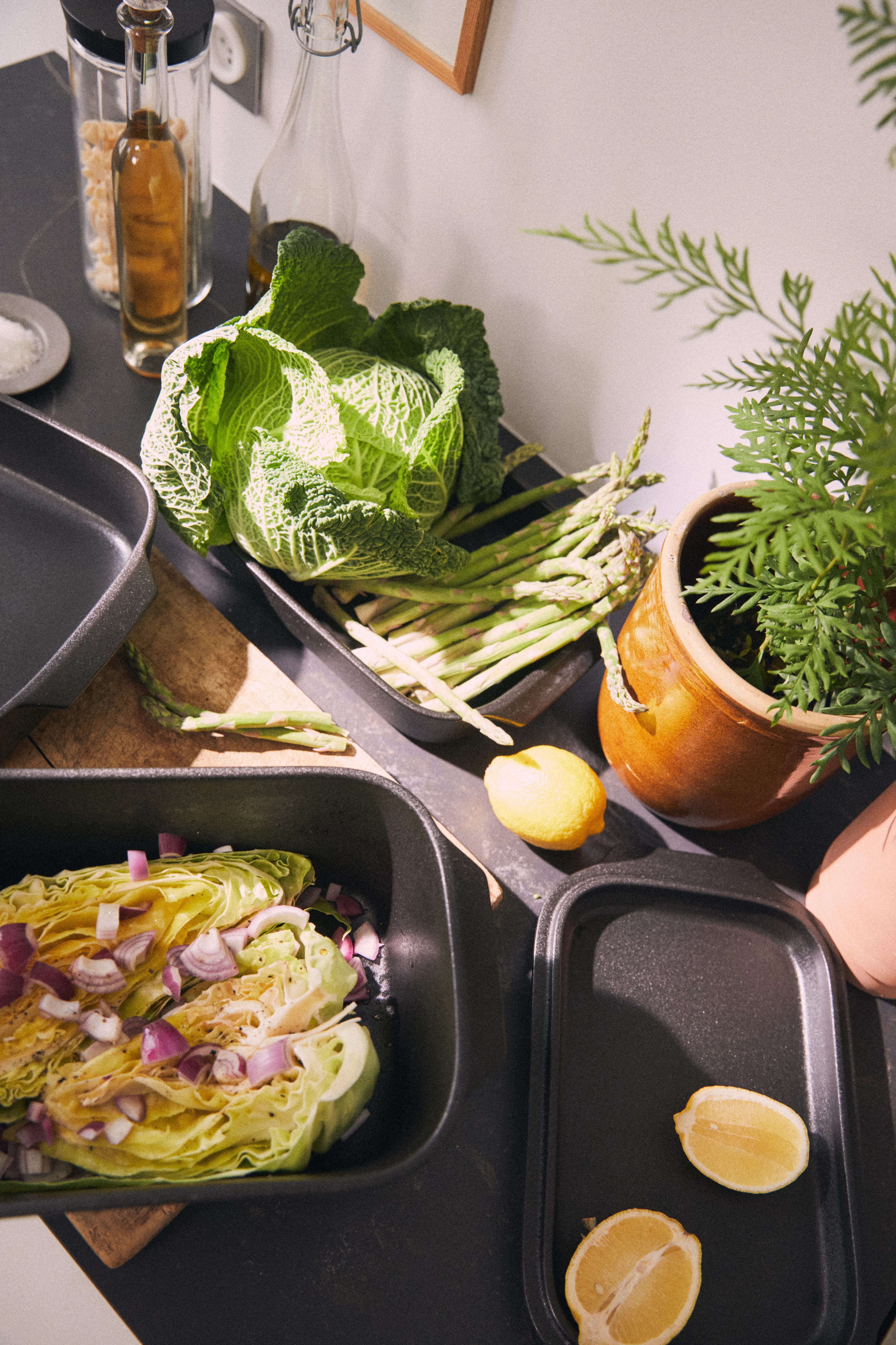 Cook with love Ovenproof dish 34x21.5 cm from Rosendahl in Grey color, made of Ceramics