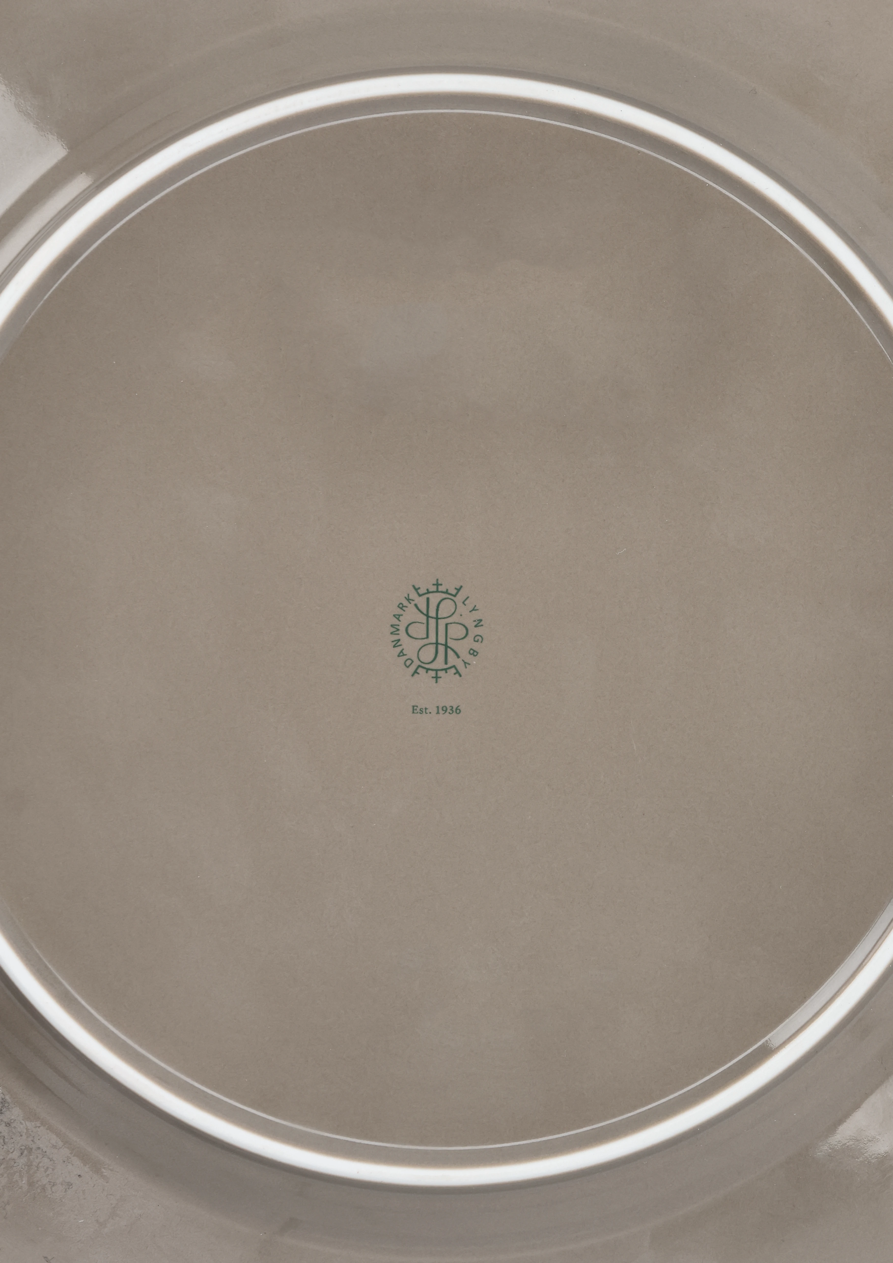 Dinner plate Ø27 cm from Lyngby Porcelæn in Clay color, made of Ceramics