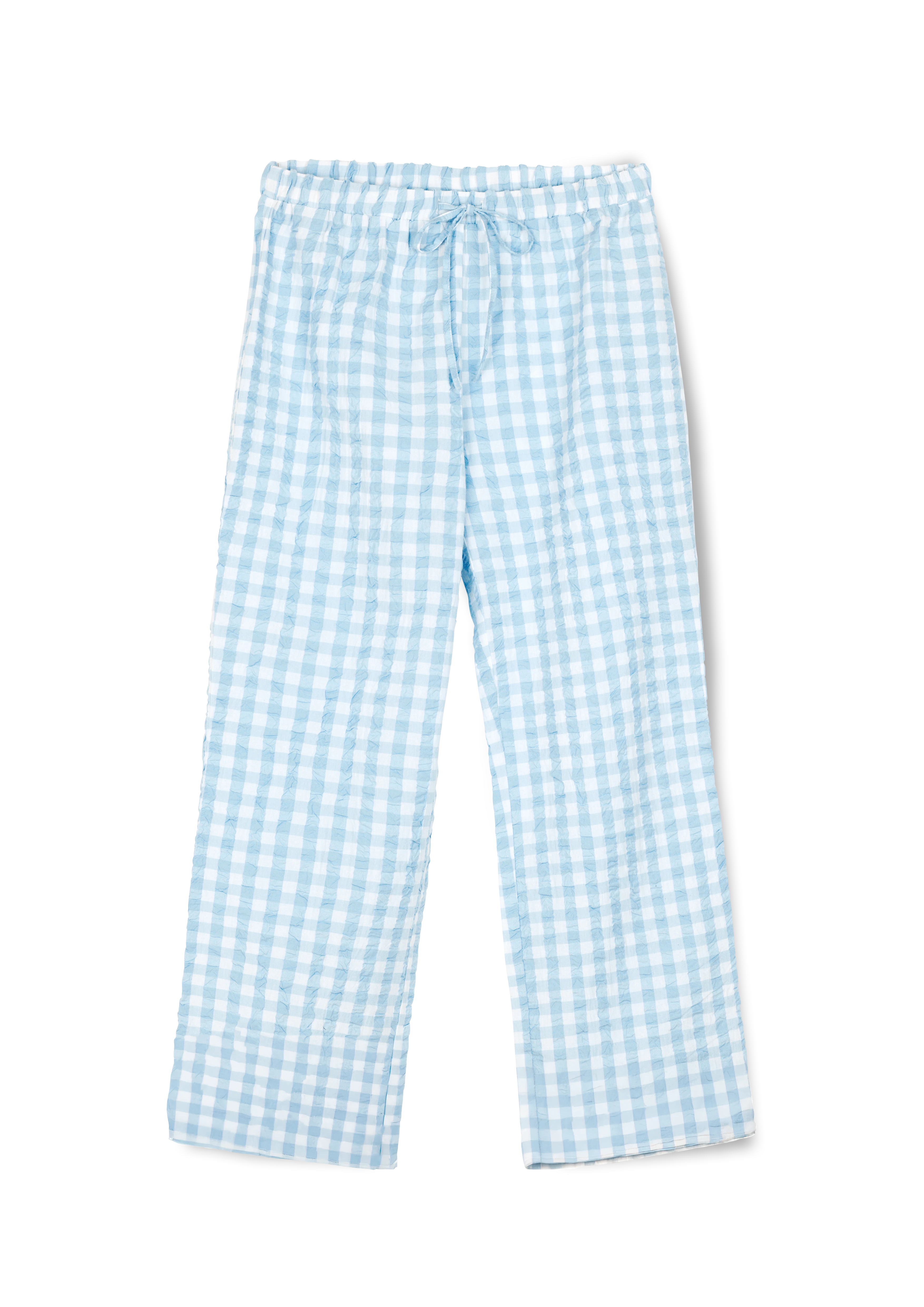 Barbara Pants S/M från JUNA i färgen Ljusblå/Vit, tillverkad av Bomull