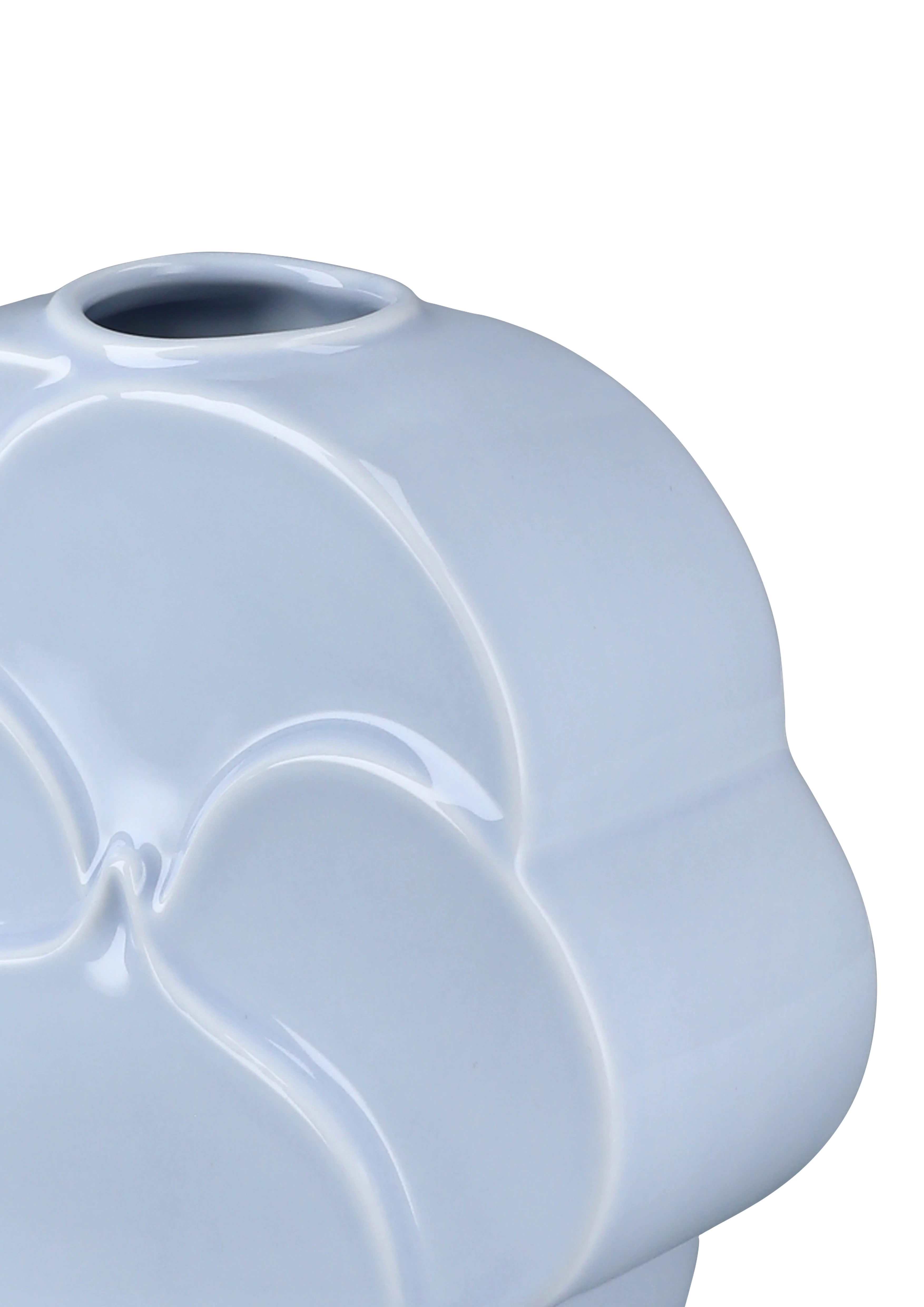 Styvmorsviol Vas H17 cm från Lyngby Porcelæn i färgen Blå, tillverkad av Keramik