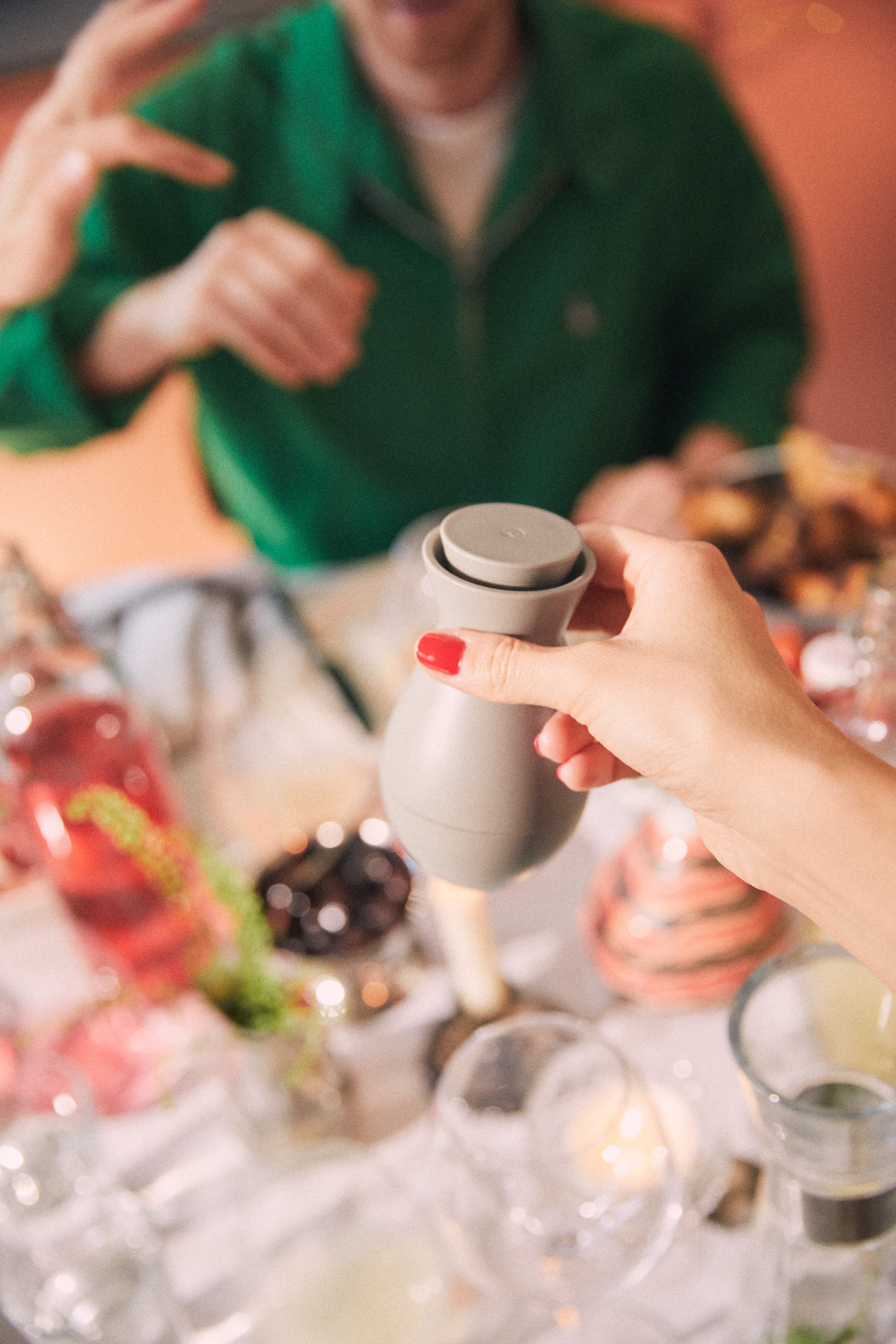 Spice me up grinder H12 cm from Rosendahl in Sand color, made of Plastic