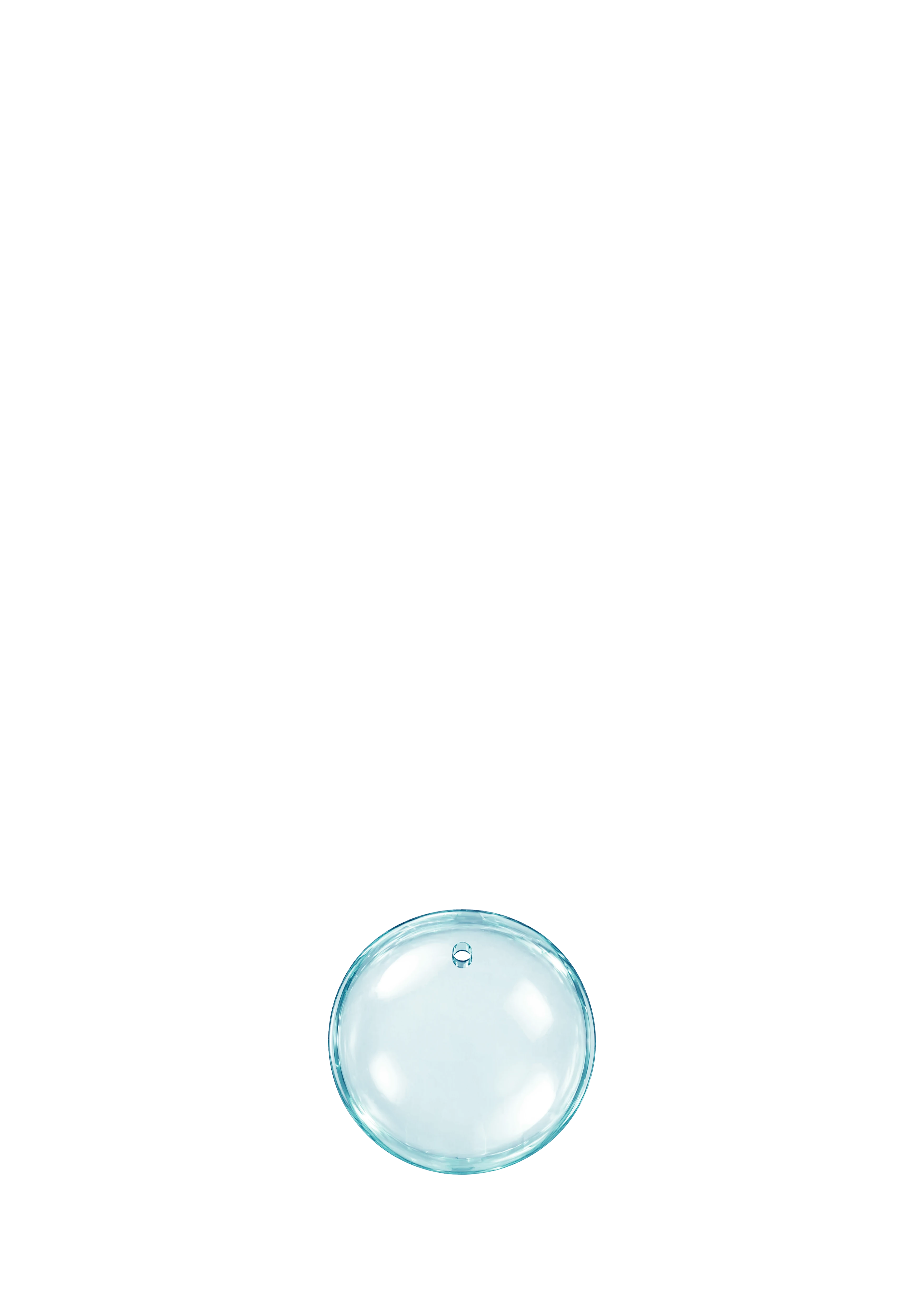 Glass bubble (4800582) Ø8 cm