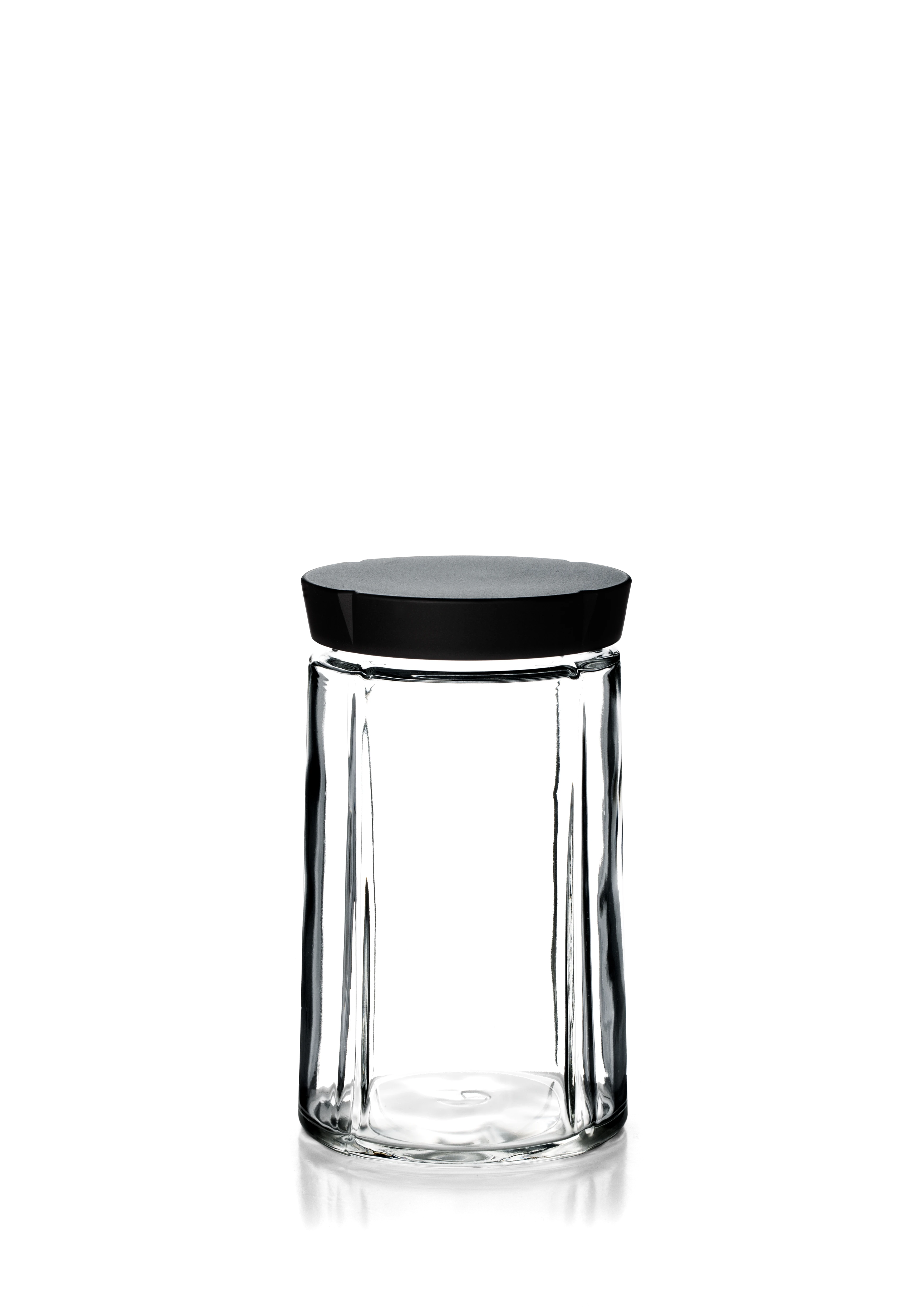 Oppbevaringsglass 1,0 l fra Rosendahl i fargen Sort, laget av Glass