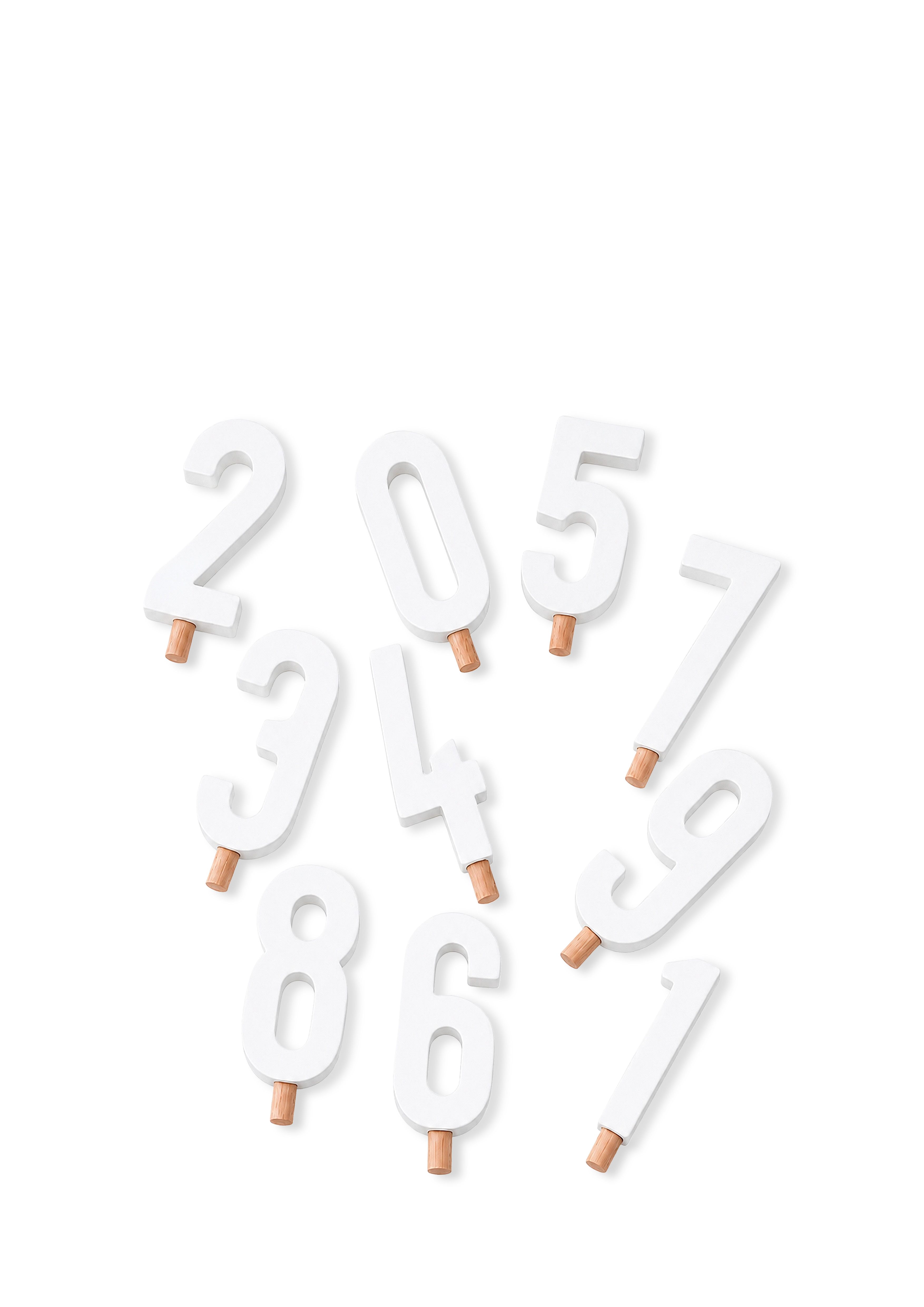 Bursdagstog, tall 0-9 (39725, 39874, 39872)