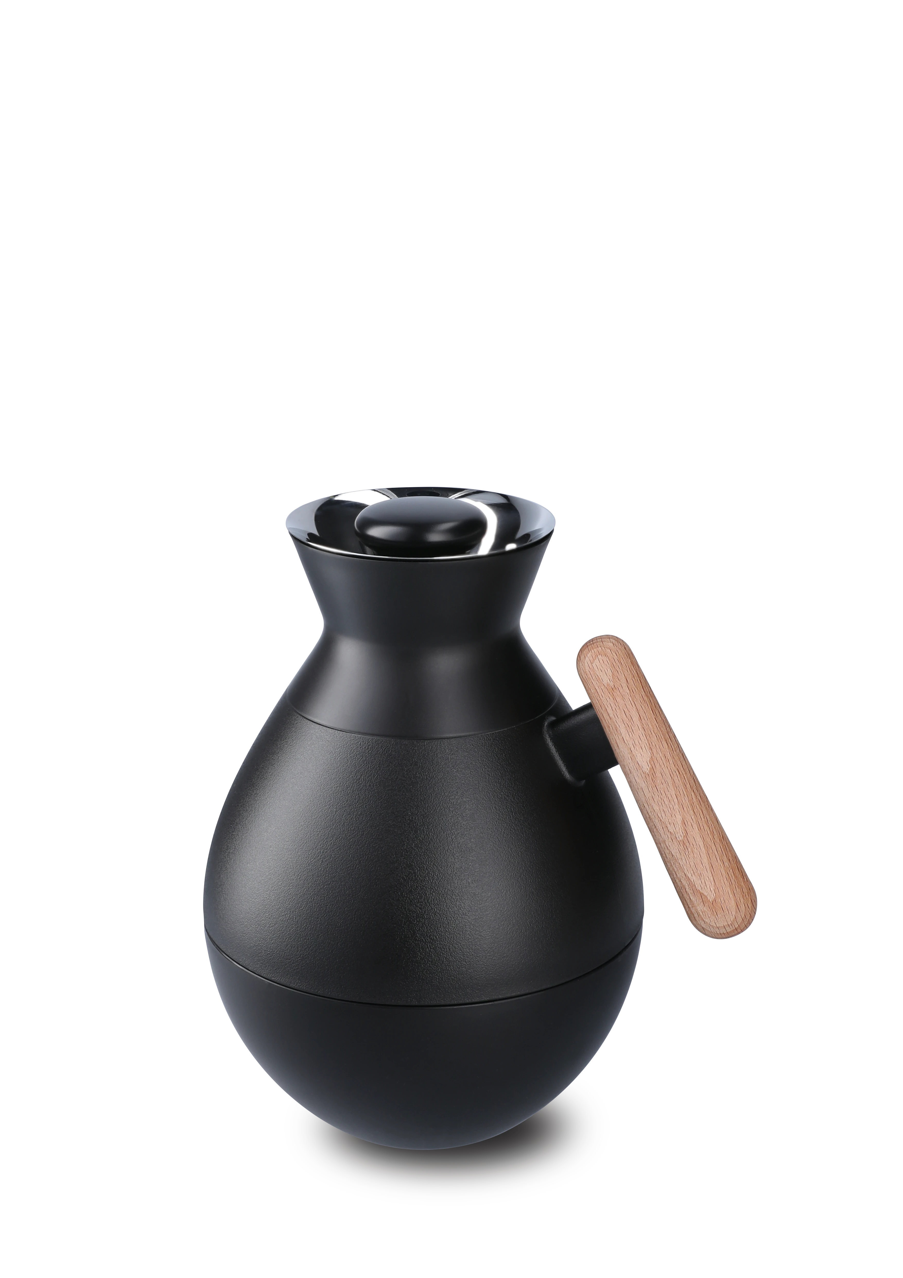 Stay warm Termokanne rund 1,0 l fra Rosendahl i fargen Sort, laget av Plast