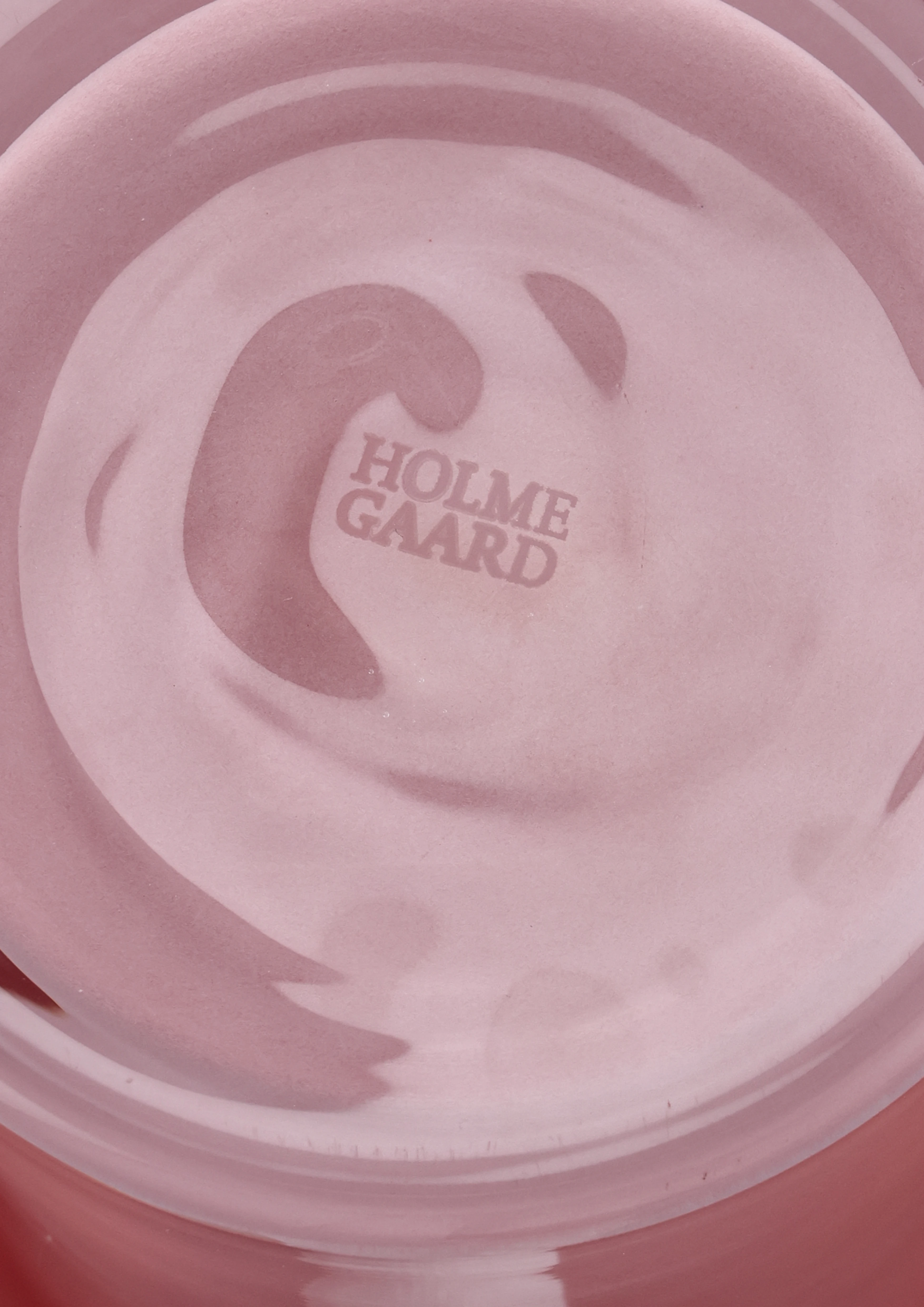 Vas H16.5 cm från Holmegaard i färgen Pink/Orange, tillverkad av Glas