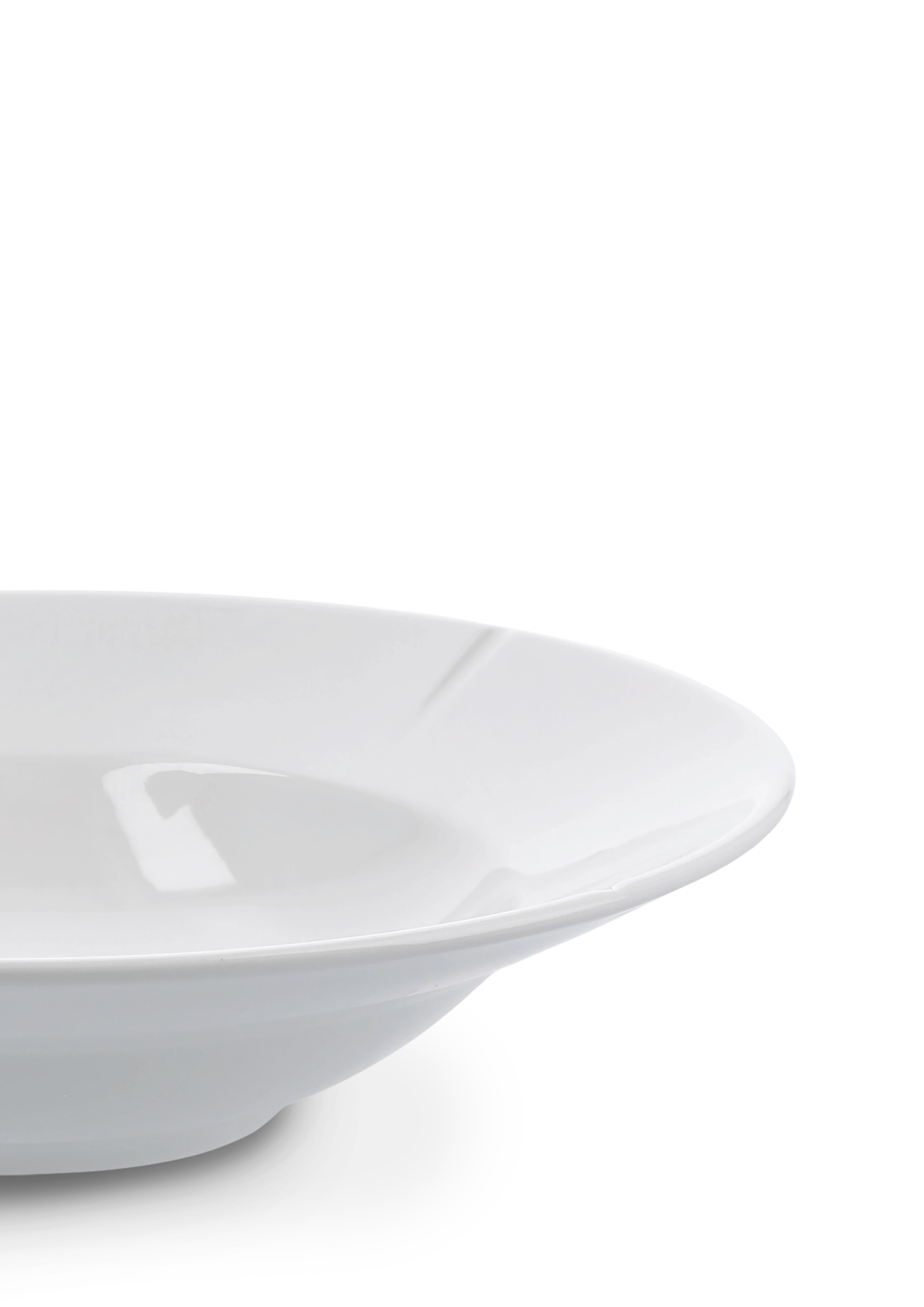 Tiefer Teller Ø25 cm von Rosendahl in der Farbe Weiss, hergestellt aus Keramik