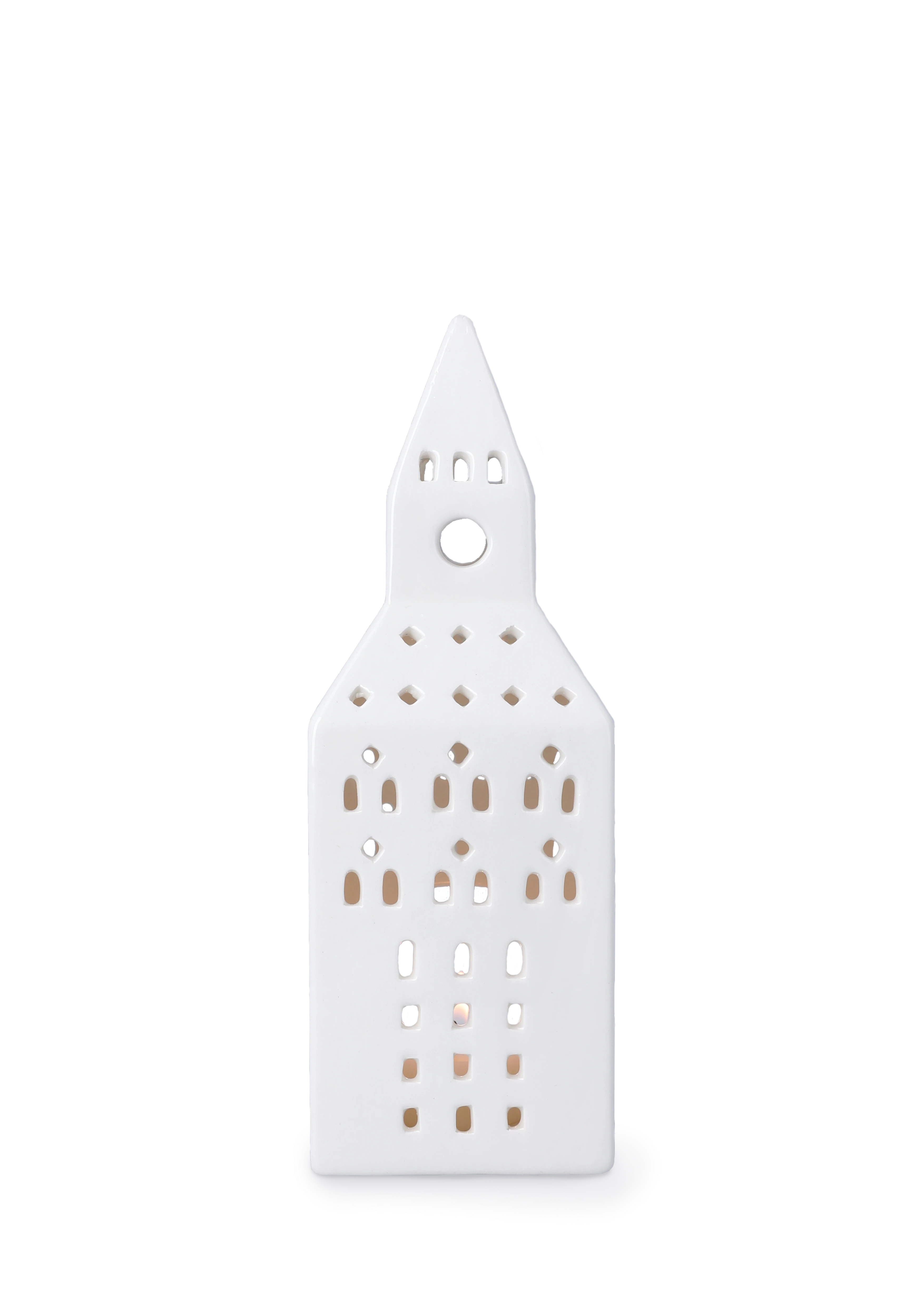 Lighthouse Church Tower H20 from Kähler  in White color, made of Ceramics