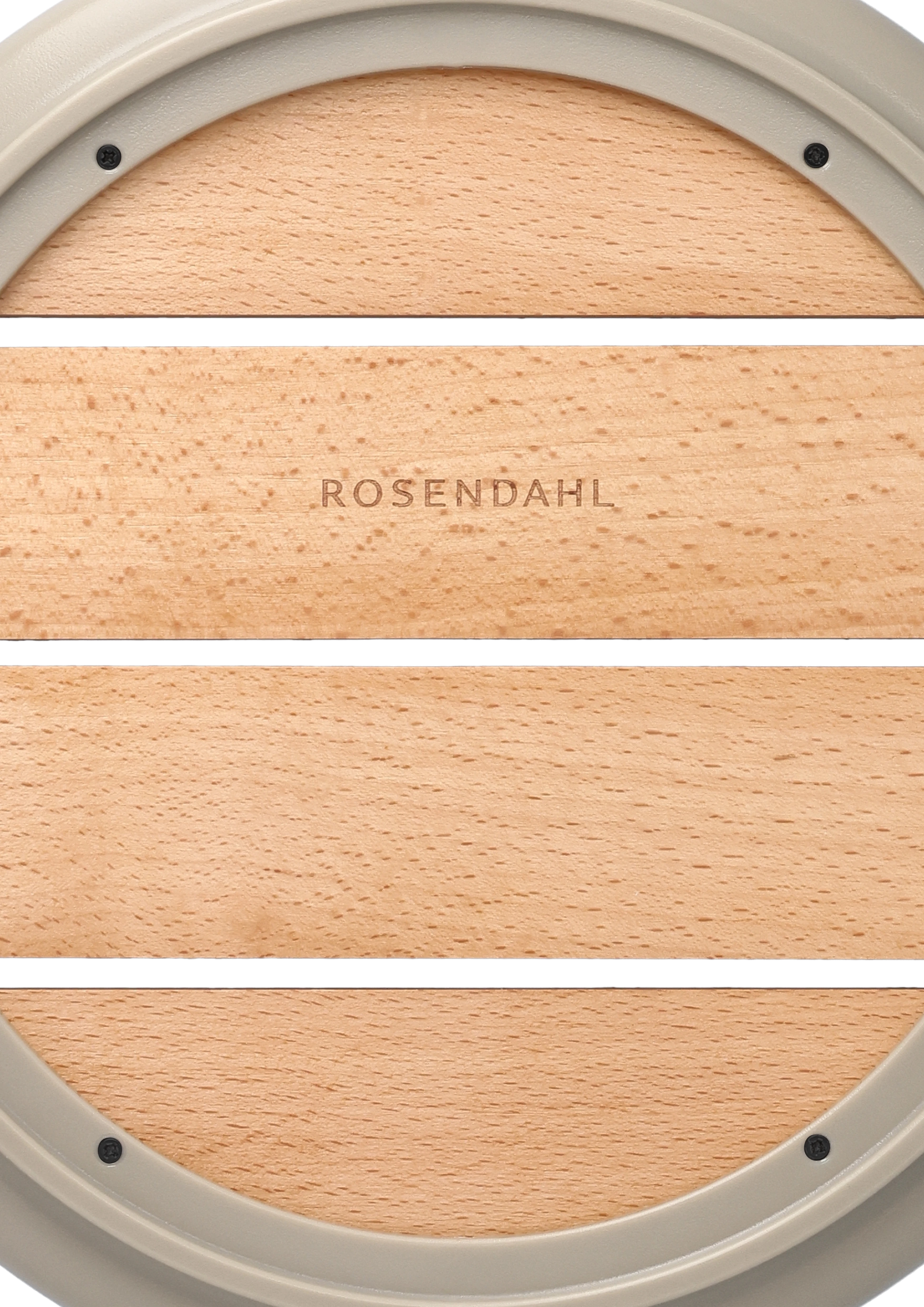 Share brødkurv Ø24.5 cm fra Rosendahl i farven Sand, lavet af Plastik