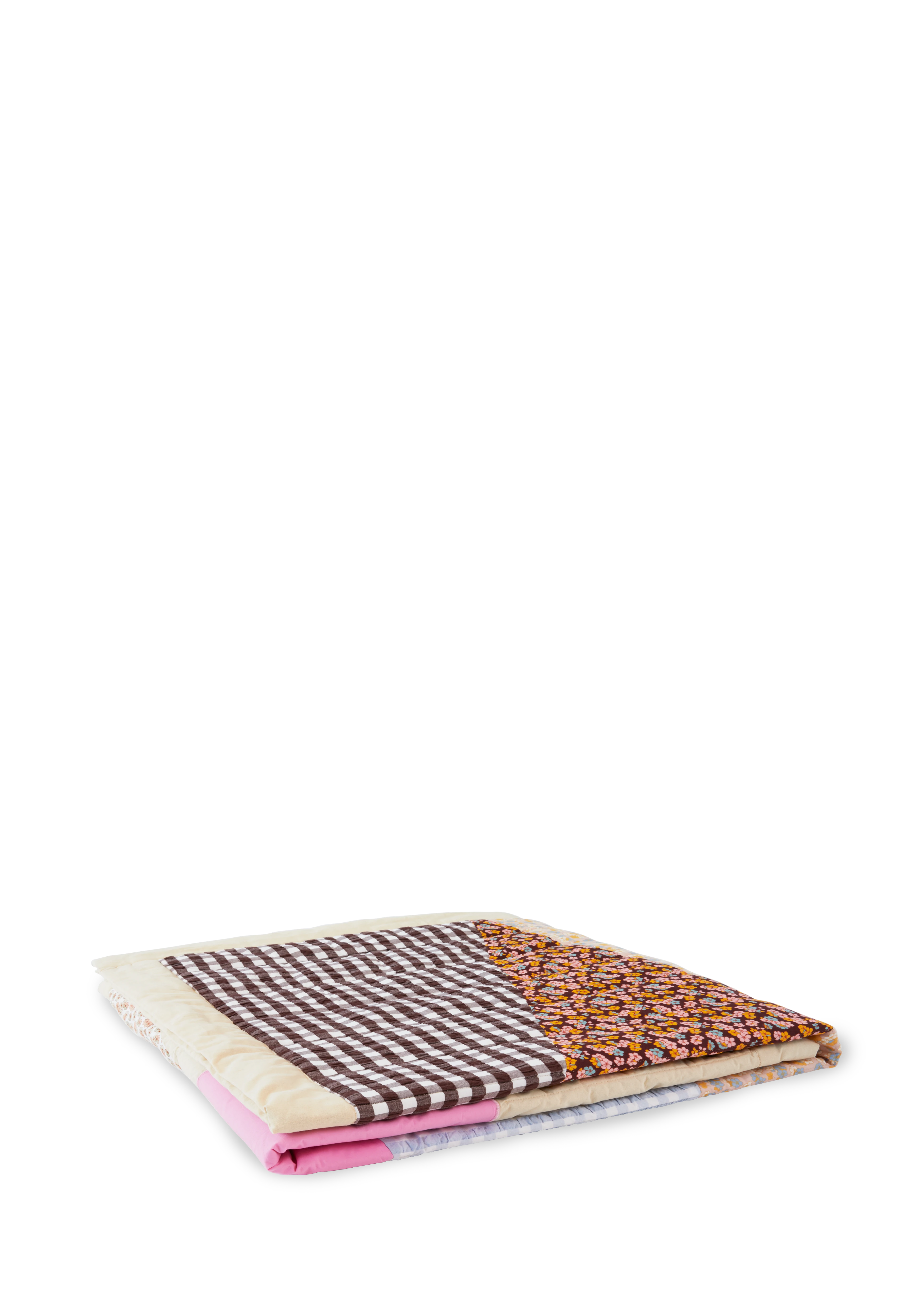 Eden Quilt 130x180 cm fra JUNA i farven Multi, lavet af Bomuldsblanding