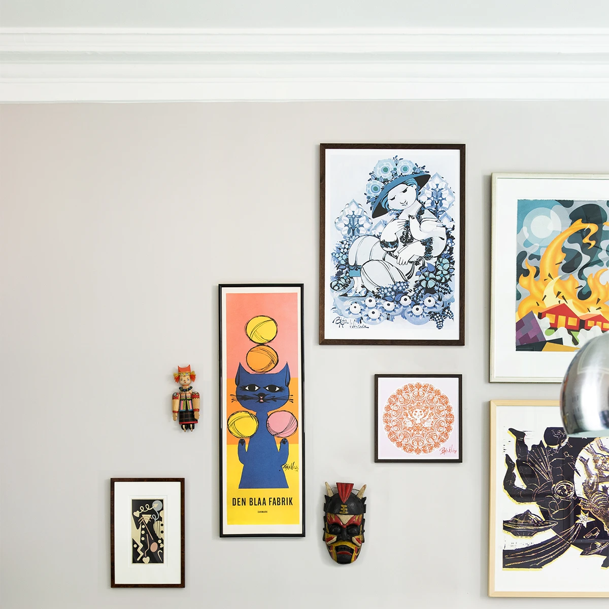 Wiinblad Art Faience 30x30 cm fra Bjørn Wiinblad i farven Multi, lavet af Papir