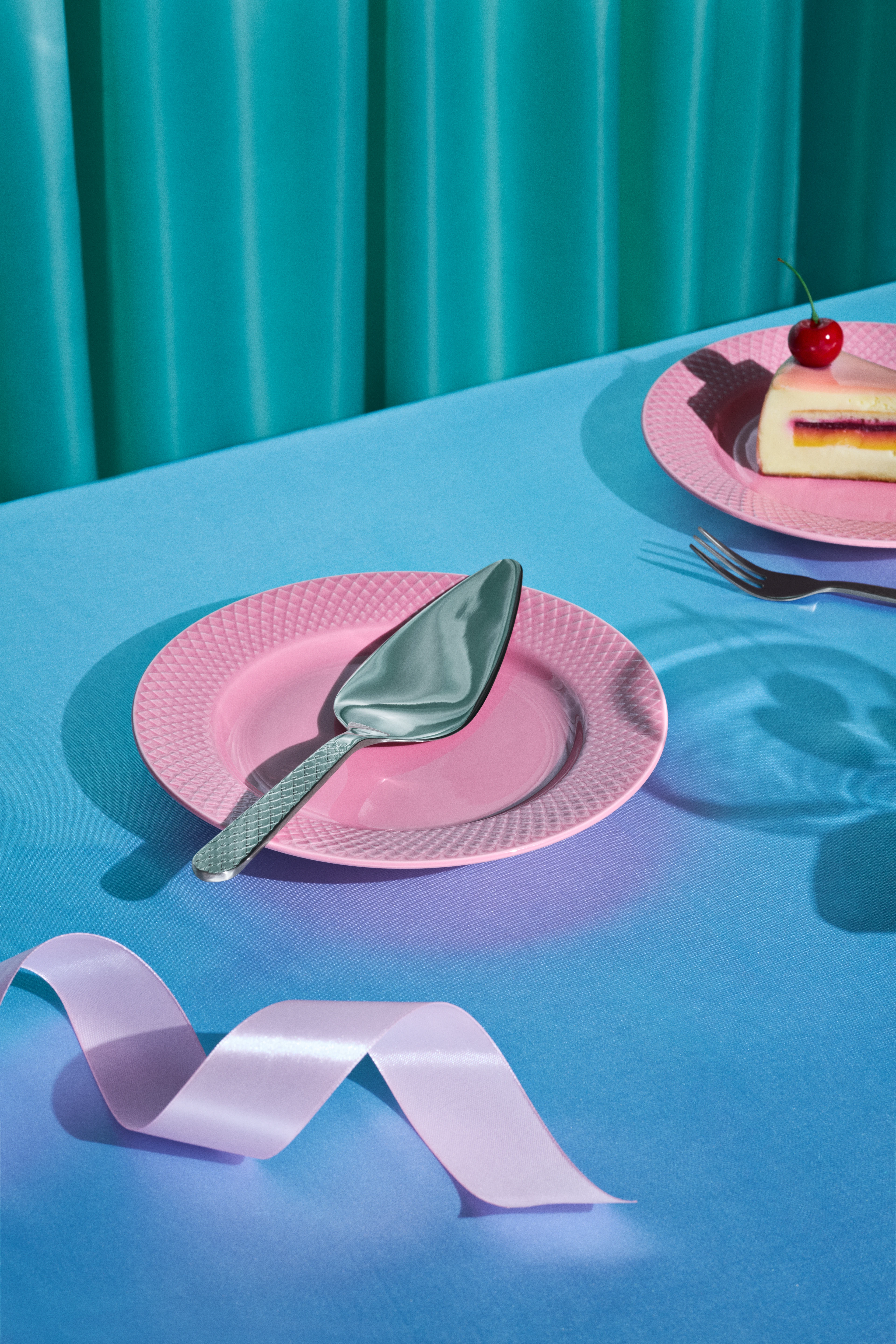 Cake slicer from Lyngby Porcelæn in Steel color, made of Metal