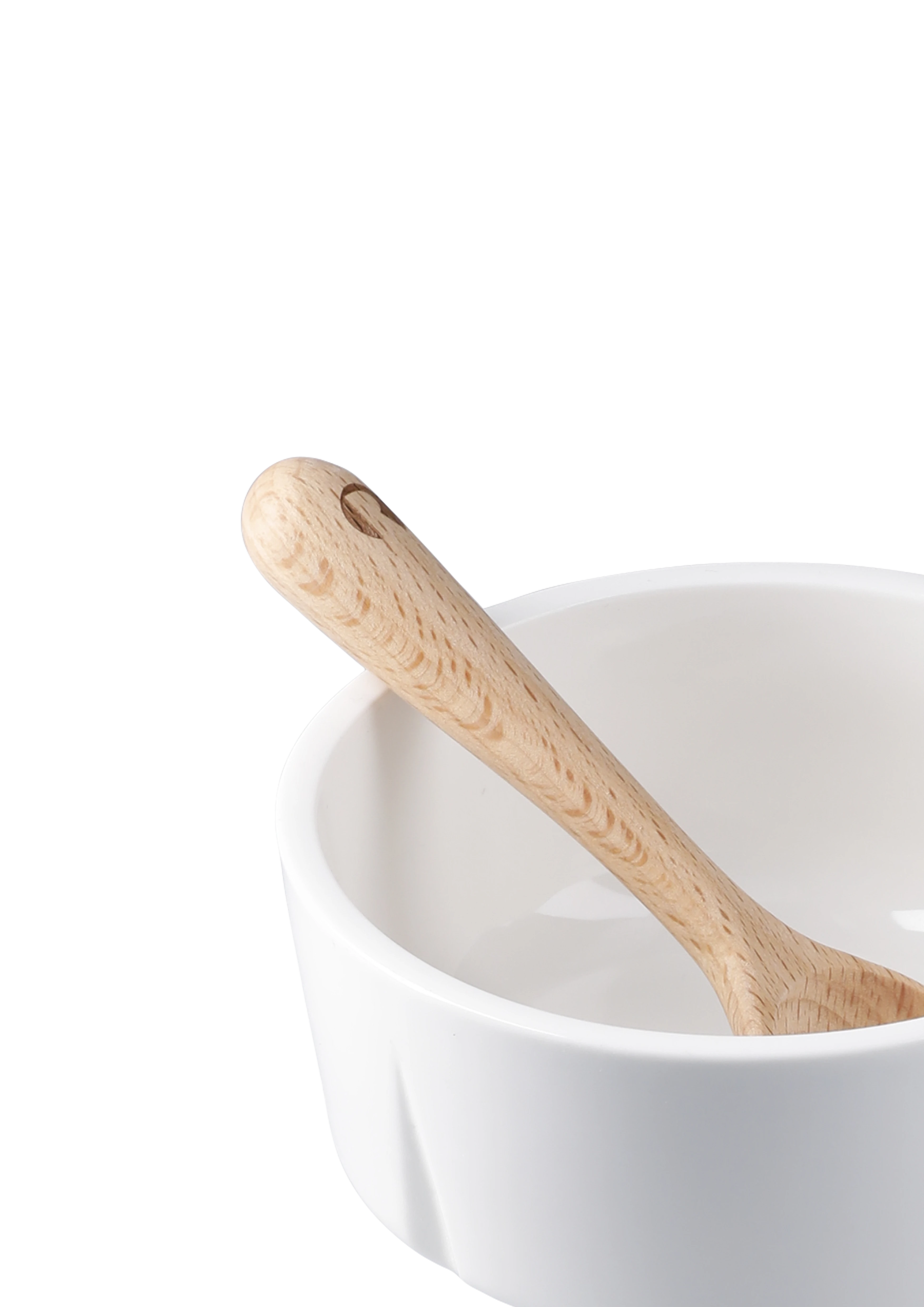 Rosendahl Snackschale Ø 10,5 cm mit Löffel Weiss