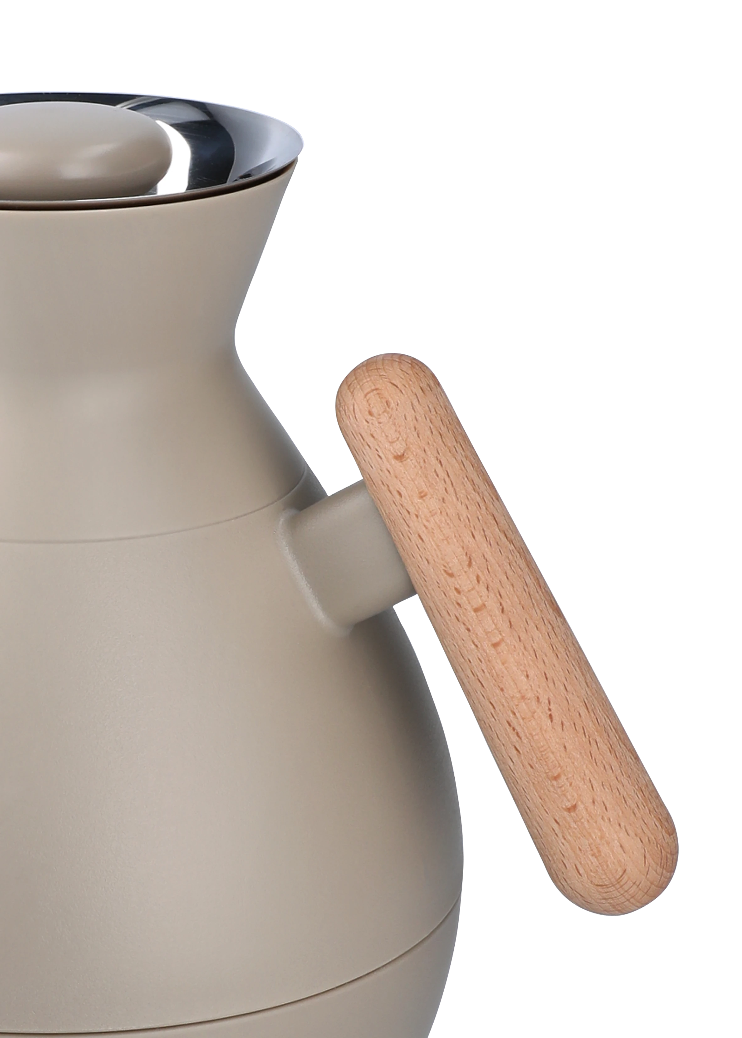 Stay warm termokande rund 1,0 l fra Rosendahl i farven Sand, lavet af Plastik