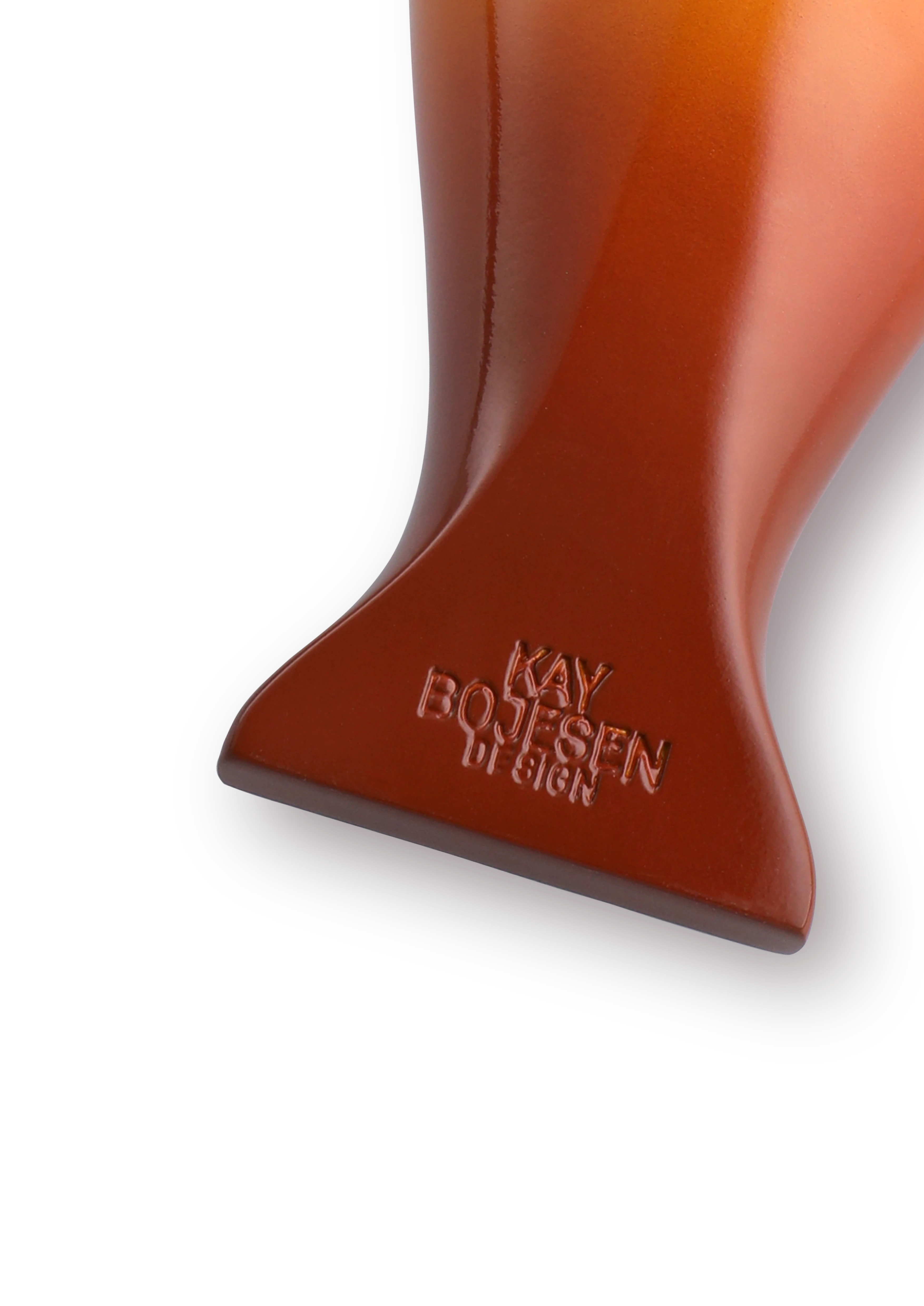 Cosy Story Bird H15.5 cm from Kay Bojesen in Orange color, made of Wood