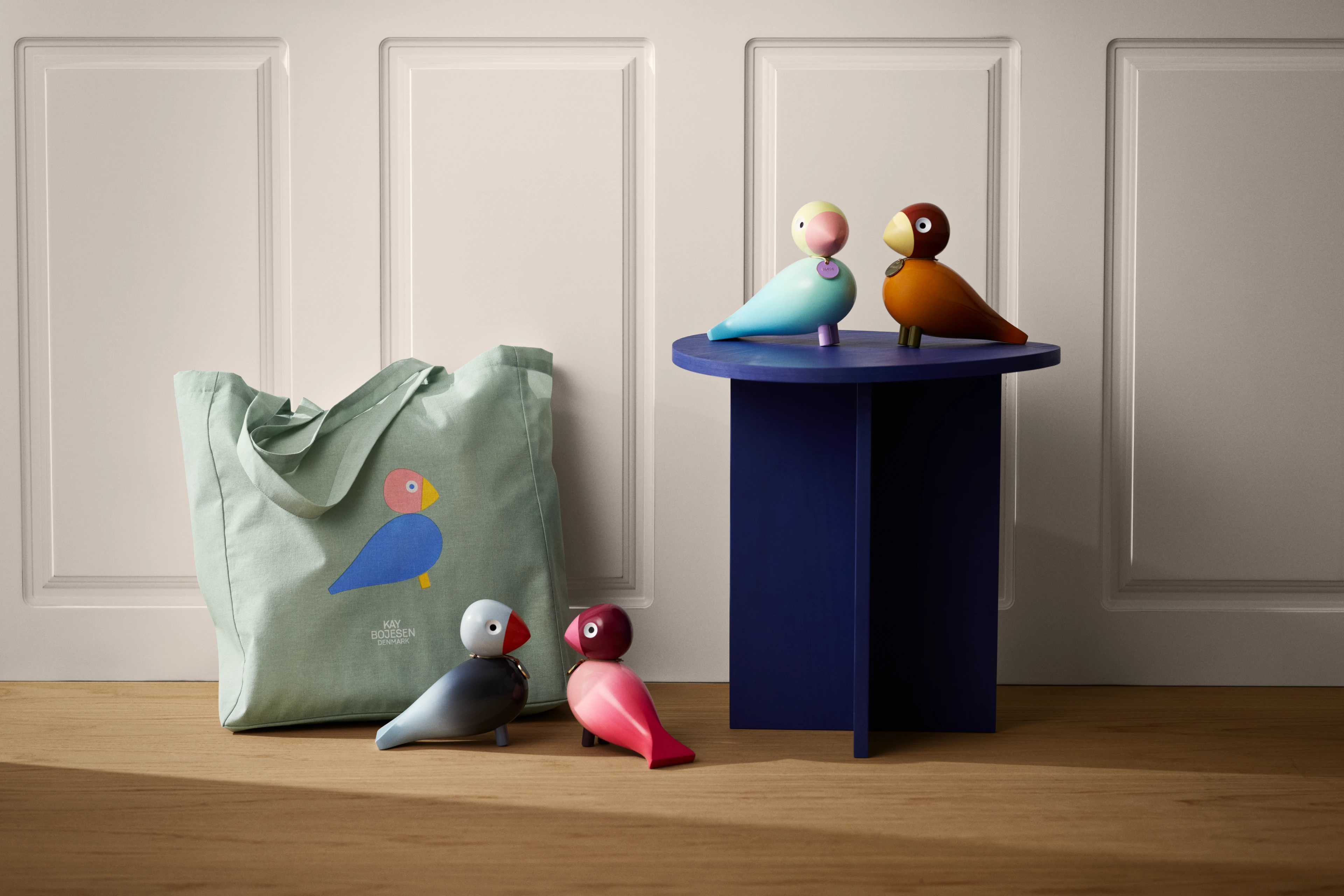 Bird Mulepose 40x45 cm fra Kay Bojesen i farven , lavet af Bomuldsblanding