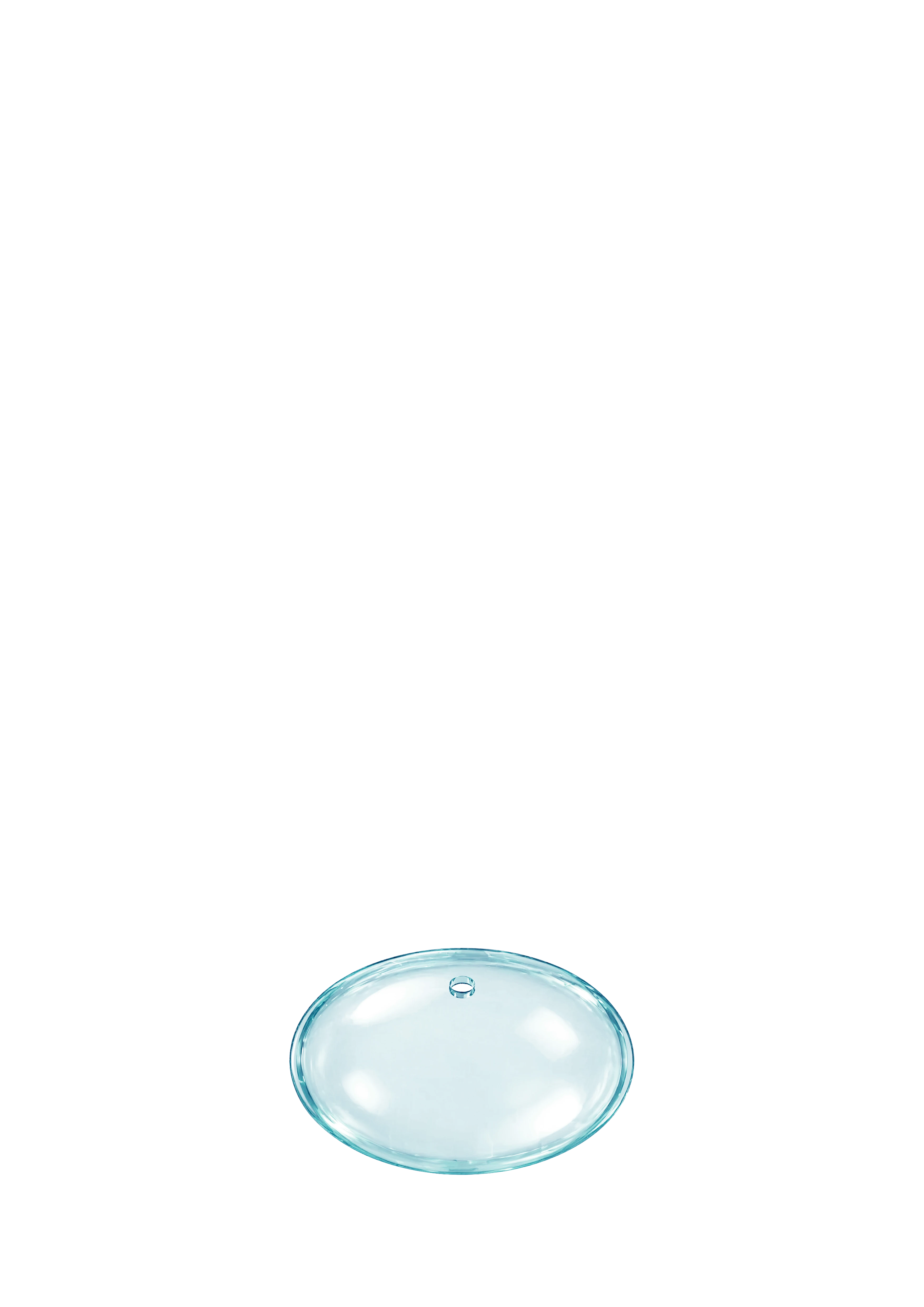 Glass bubble (4800581) Ø8 cm from Holmegaard in Turquoise color, made of Glass