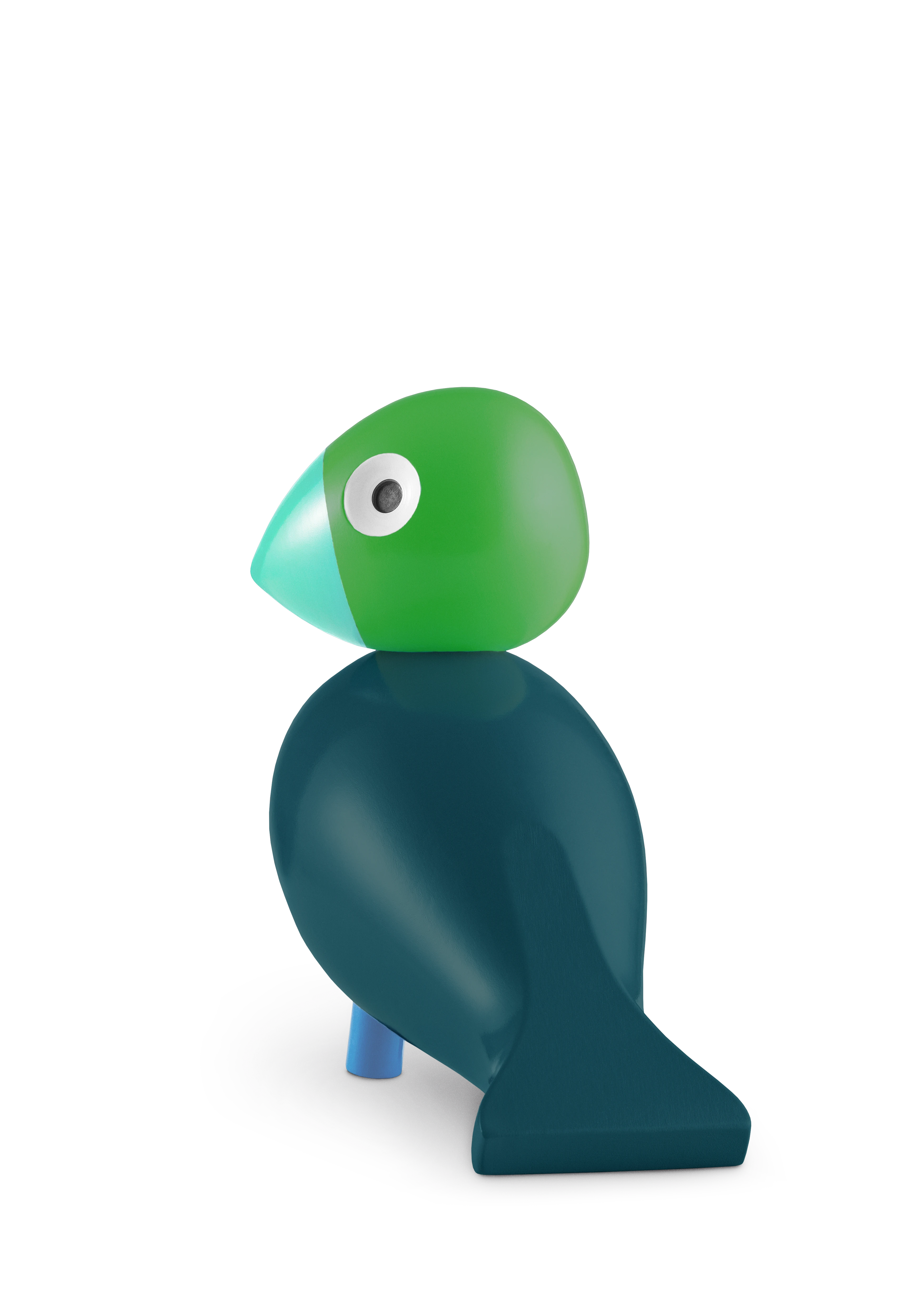 Birk Year Bird 2026 H12.5 cm fra Kay Bojesen i farven Mørk grøn, lavet af Træ