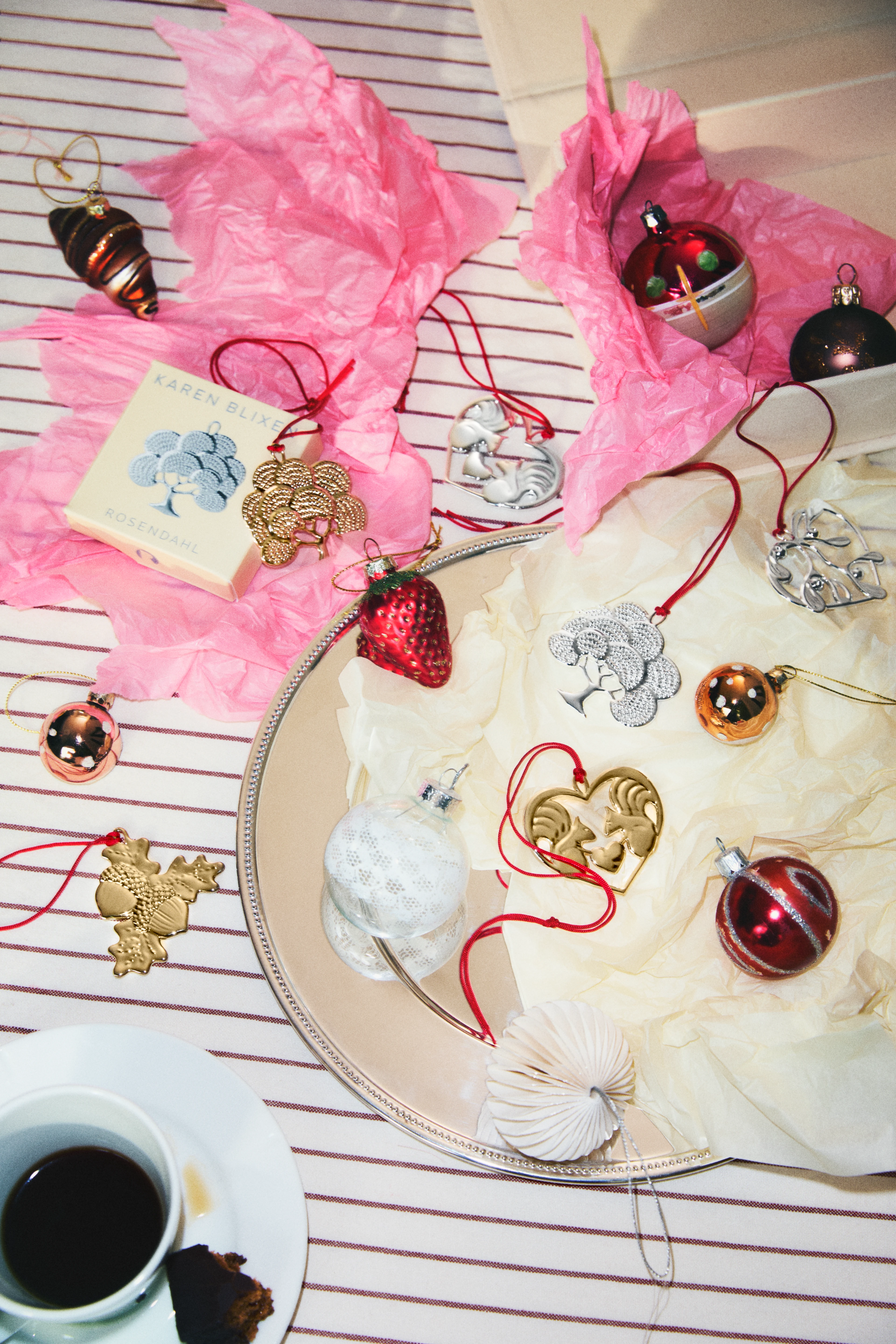 Karen Blixen Christmas decorations from Rosendahl