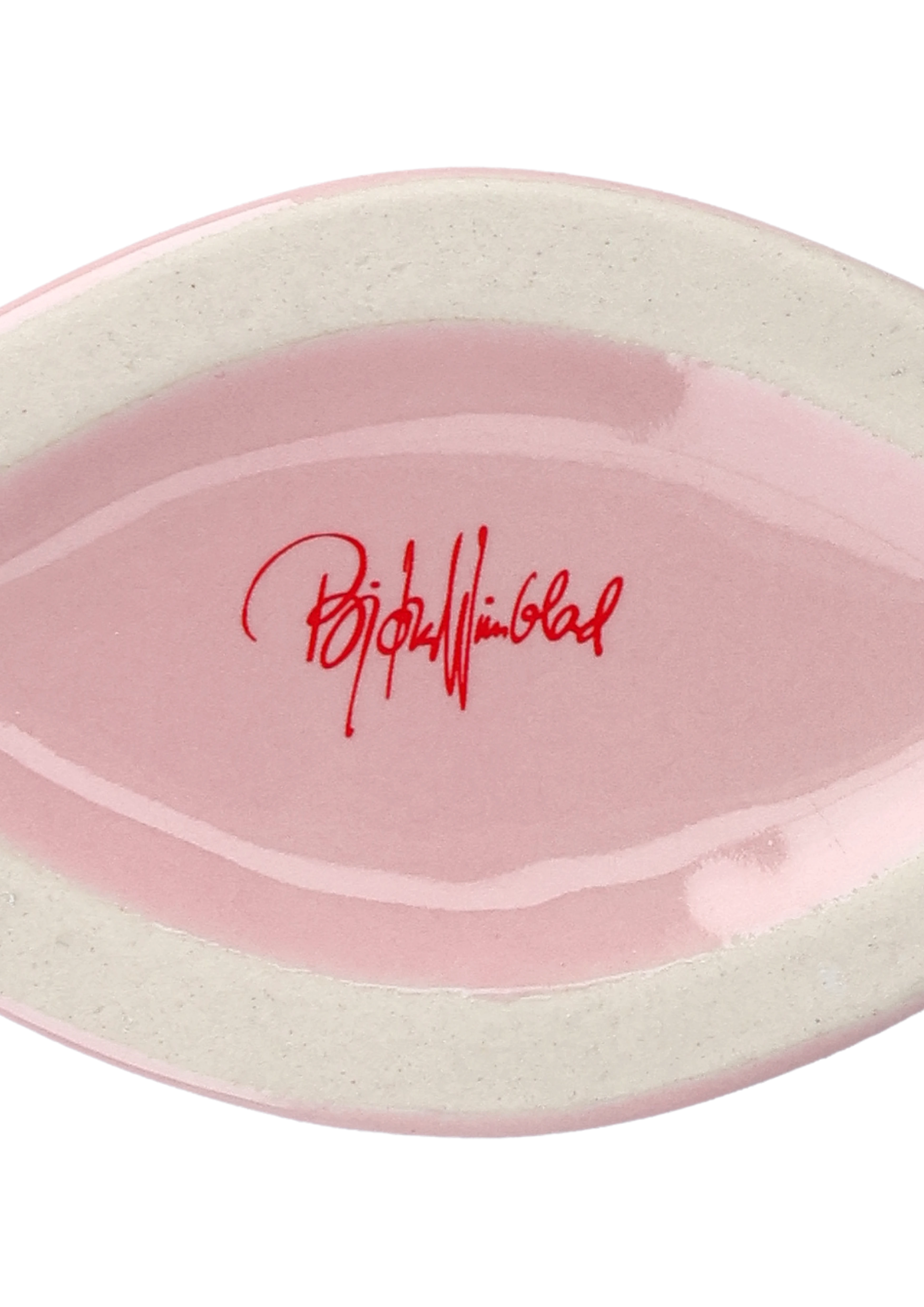 Vas H16.5 cm från Bjørn Wiinblad i färgen Pink/Röd, tillverkad av Keramik