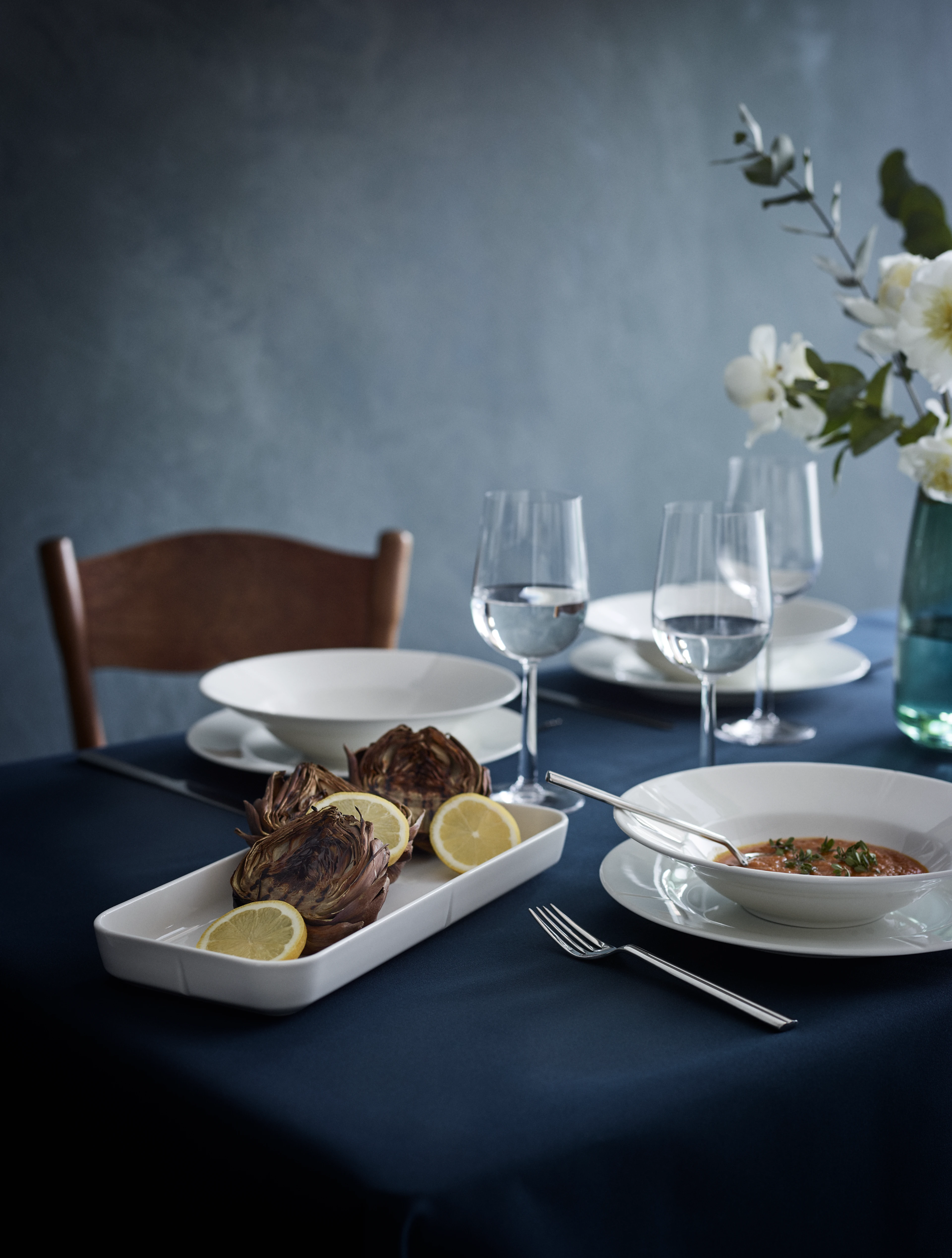 Ovenproof dish 35x15 cm from Rosendahl in White color, made of Ceramics