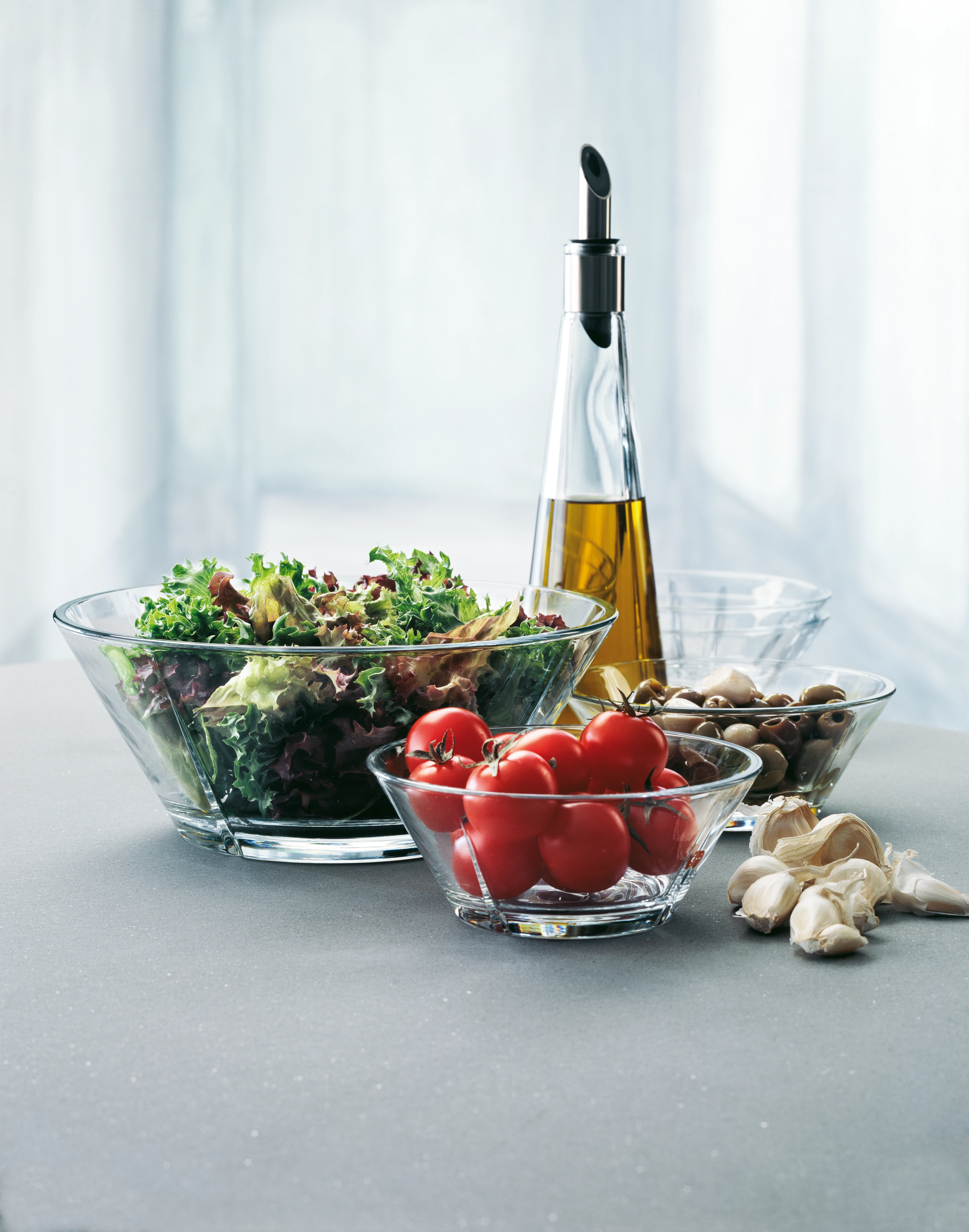 Glass bowl set, 3 pcs. from Rosendahl in Clear color, made of Glass