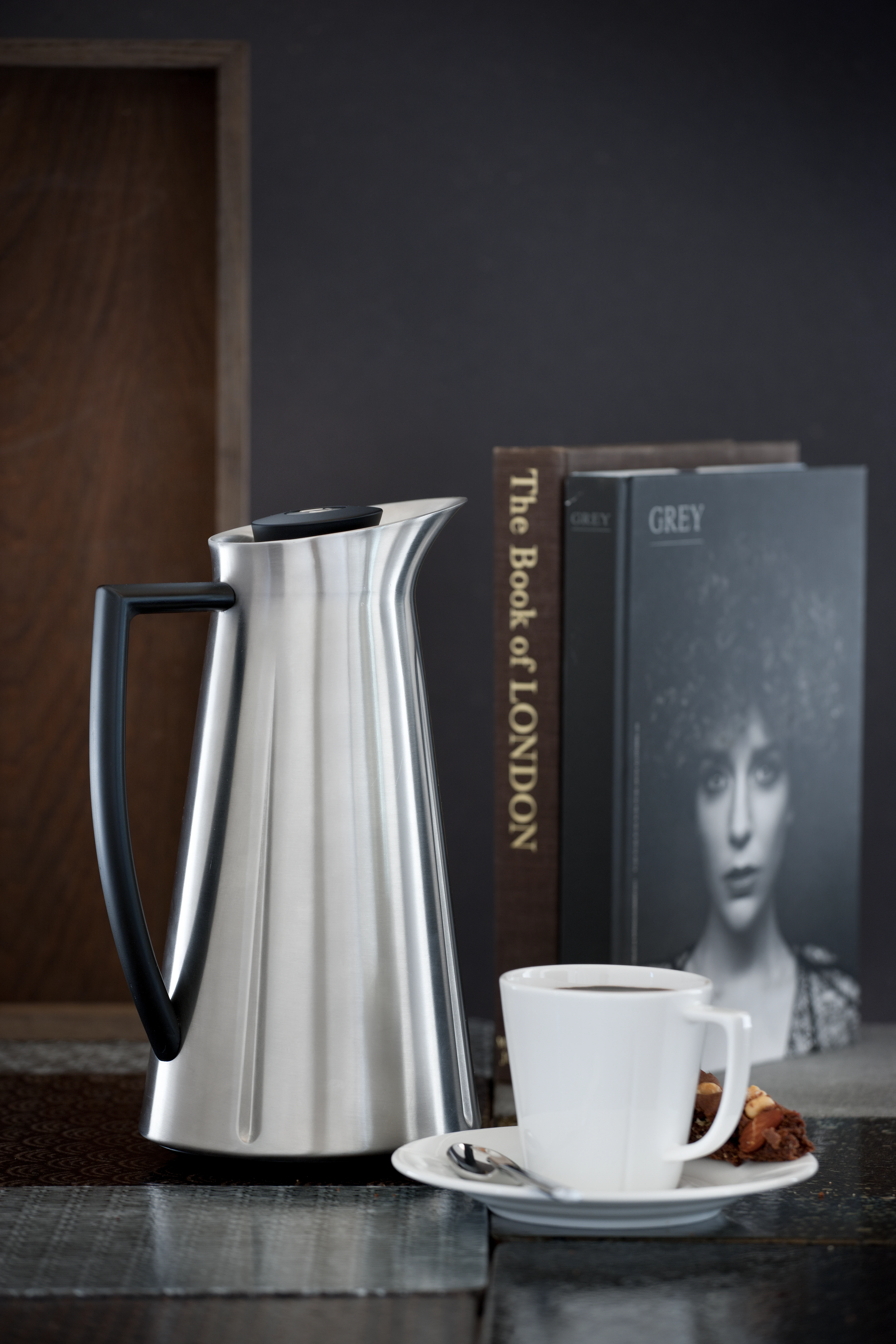 Termoskanna 1,0 l från Rosendahl i färgen Stål, tillverkad av Metall