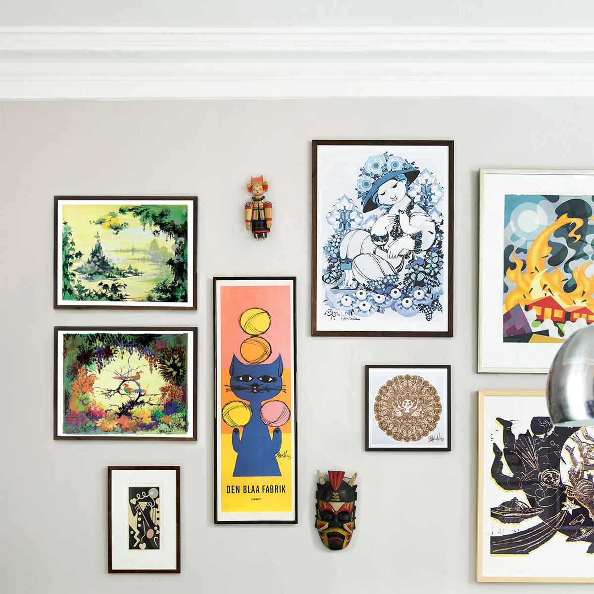 Wiinblad Miss Ella 50x70 cm fra Bjørn Wiinblad i fargen Multi, laget av Papir