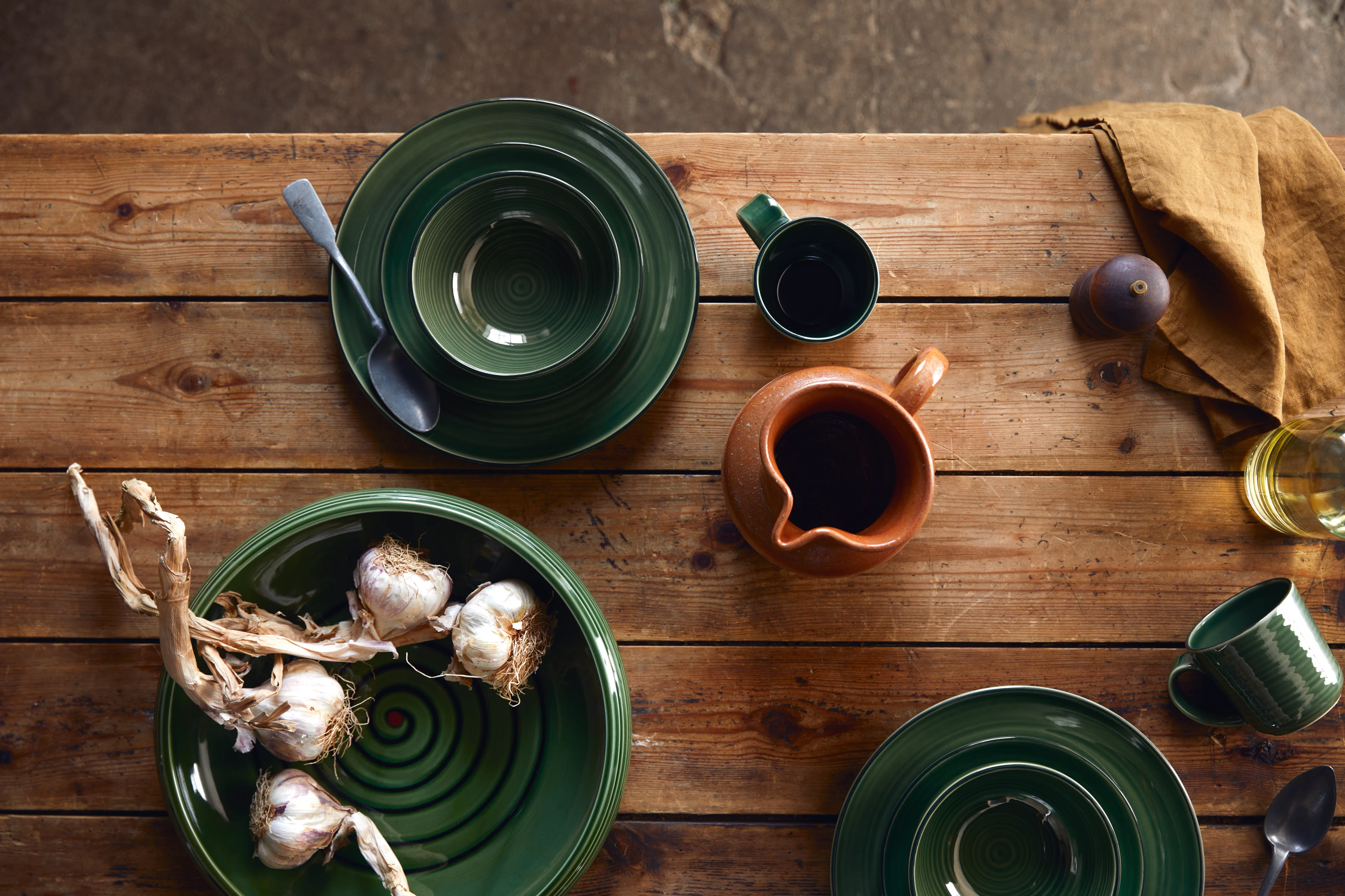 Tallrik Ø19 cm från Kähler i färgen Sage green, tillverkad av Keramik