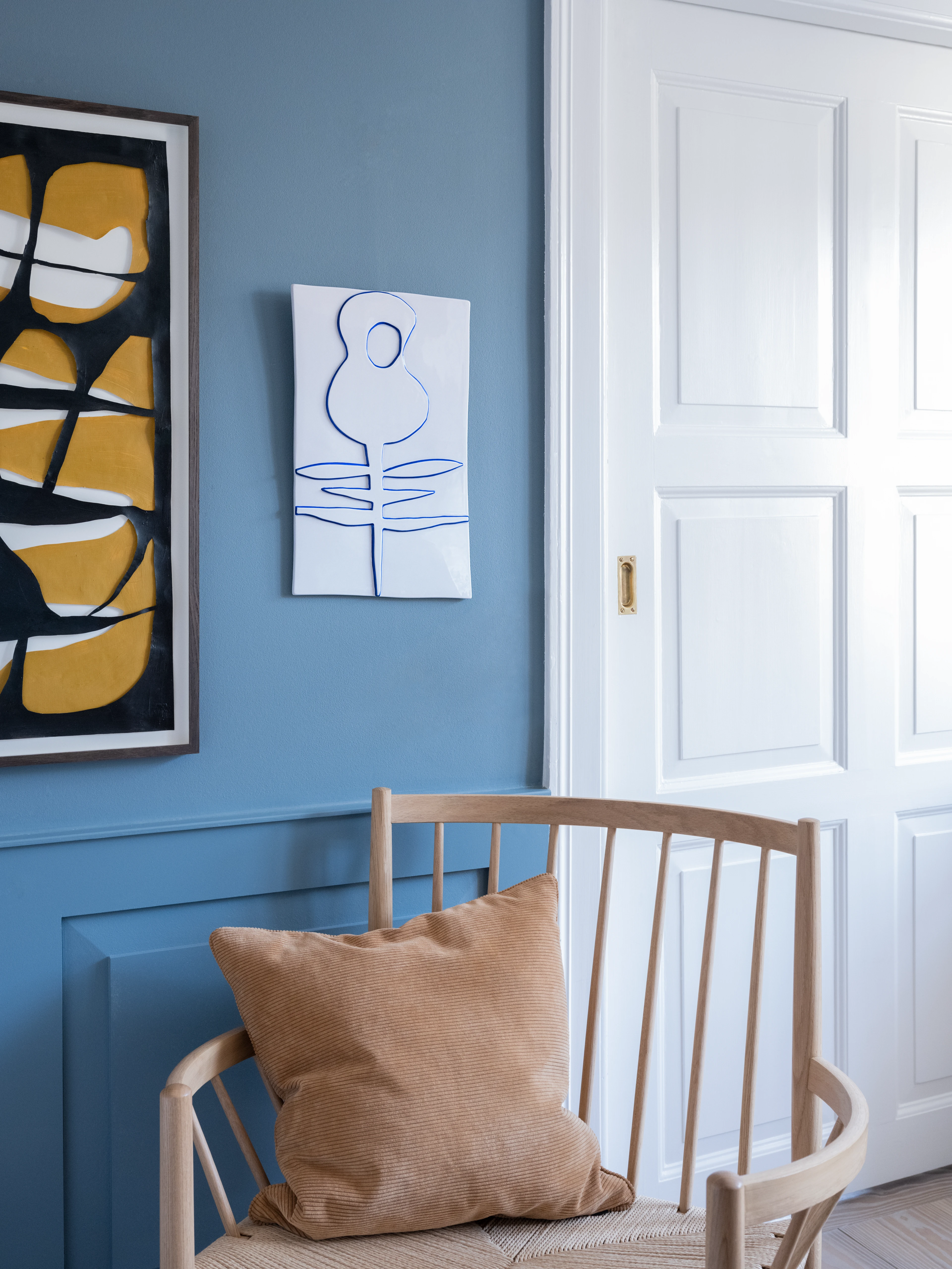 blomst 27x44cm fra Kähler i farven Hvid, lavet af Keramik