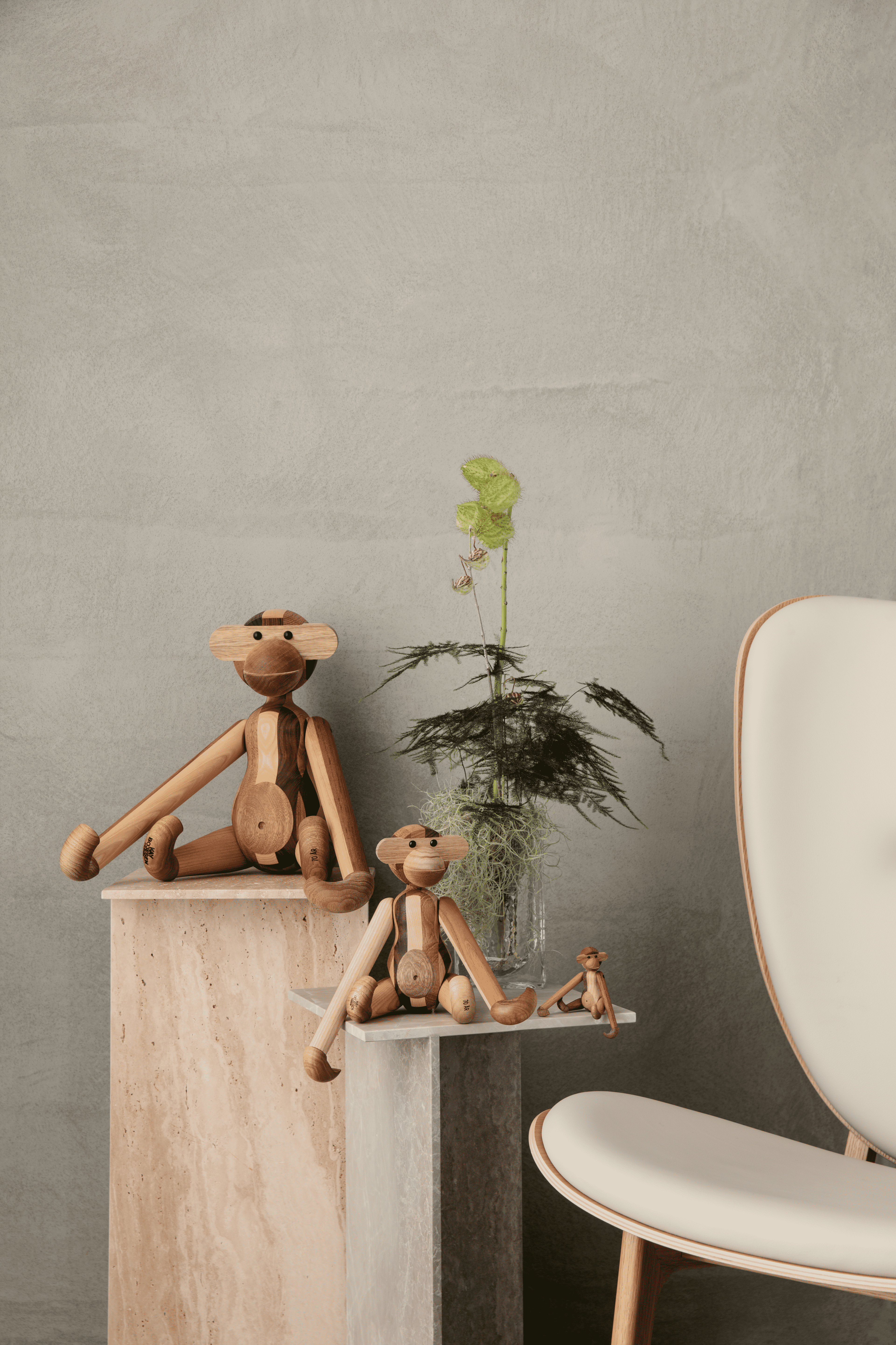 置物 KAY BOJESEN Monkey scope Medium Kay Bojesen Reworked Anniversary Monkey medium