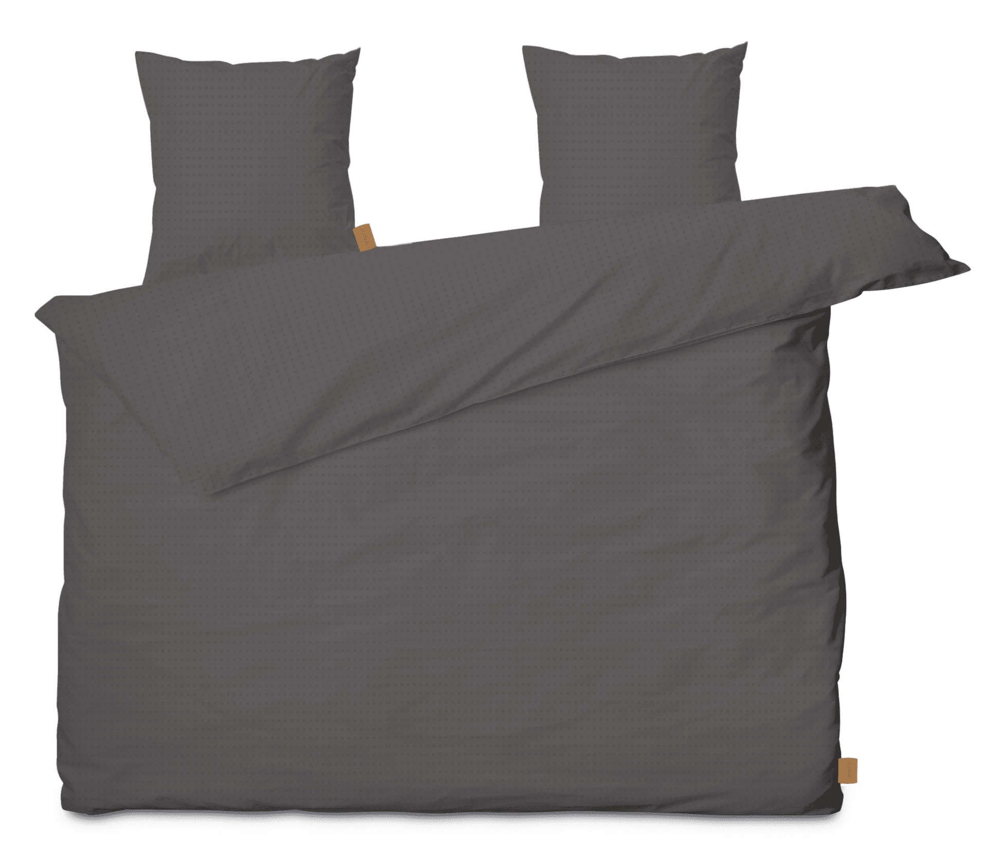 JUNA Cube Bed linen 200x220 cm dark grey DK